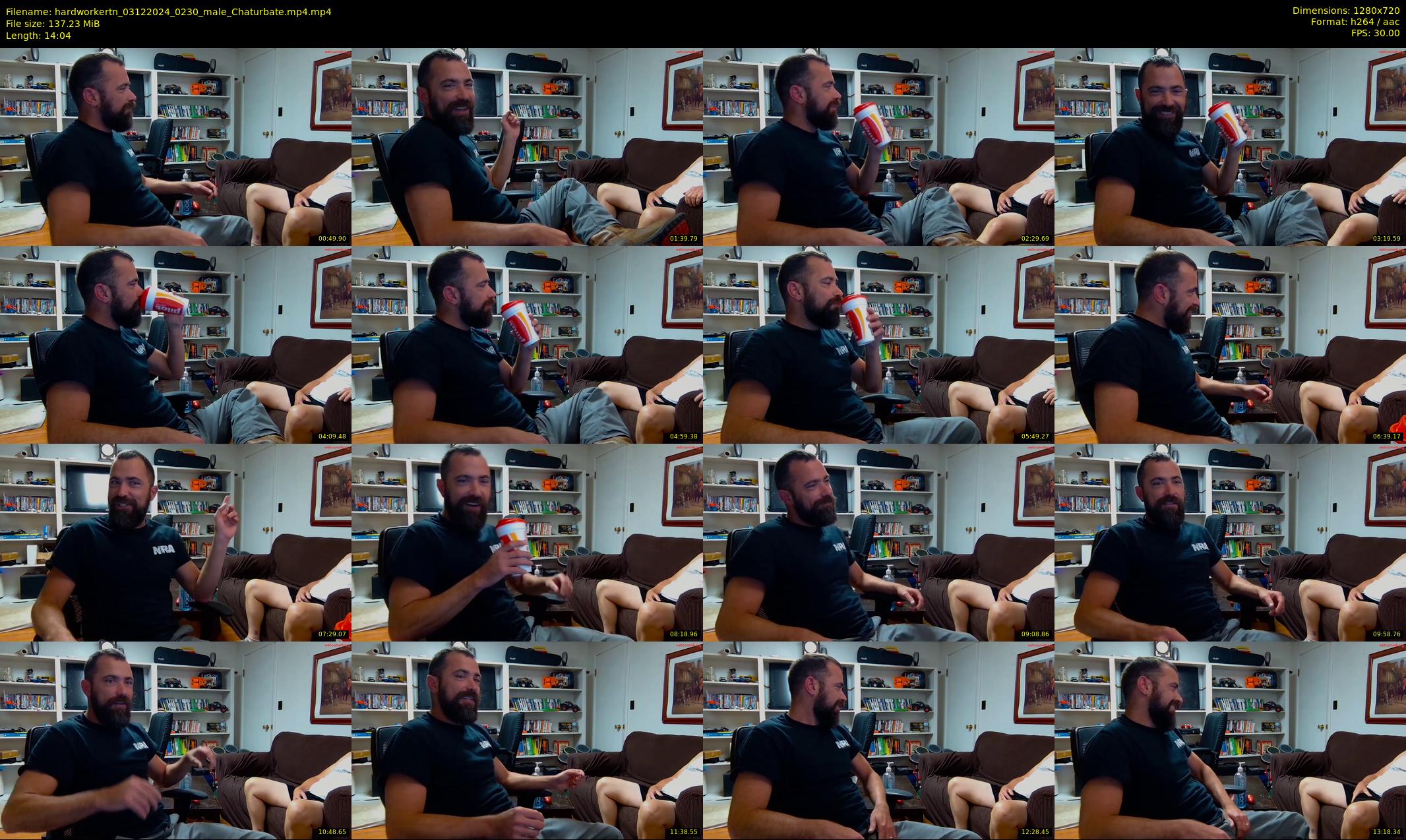 hardworkertn — 15 minute Chaturbate male cam show recording, 720p, Dec 3, 2024