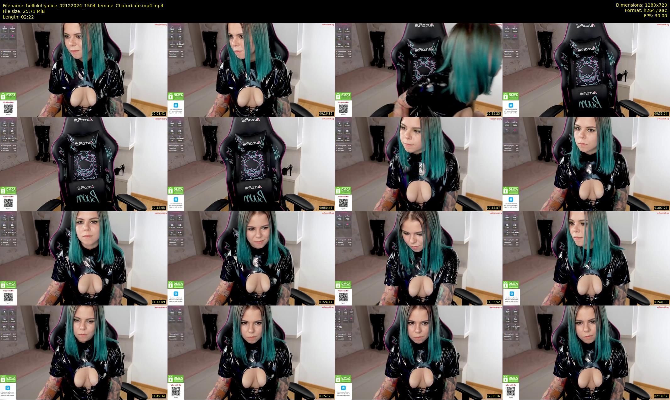 hellokittyalice — 3 minute Chaturbate female cam show recording, 720p, Dec 2, 2024