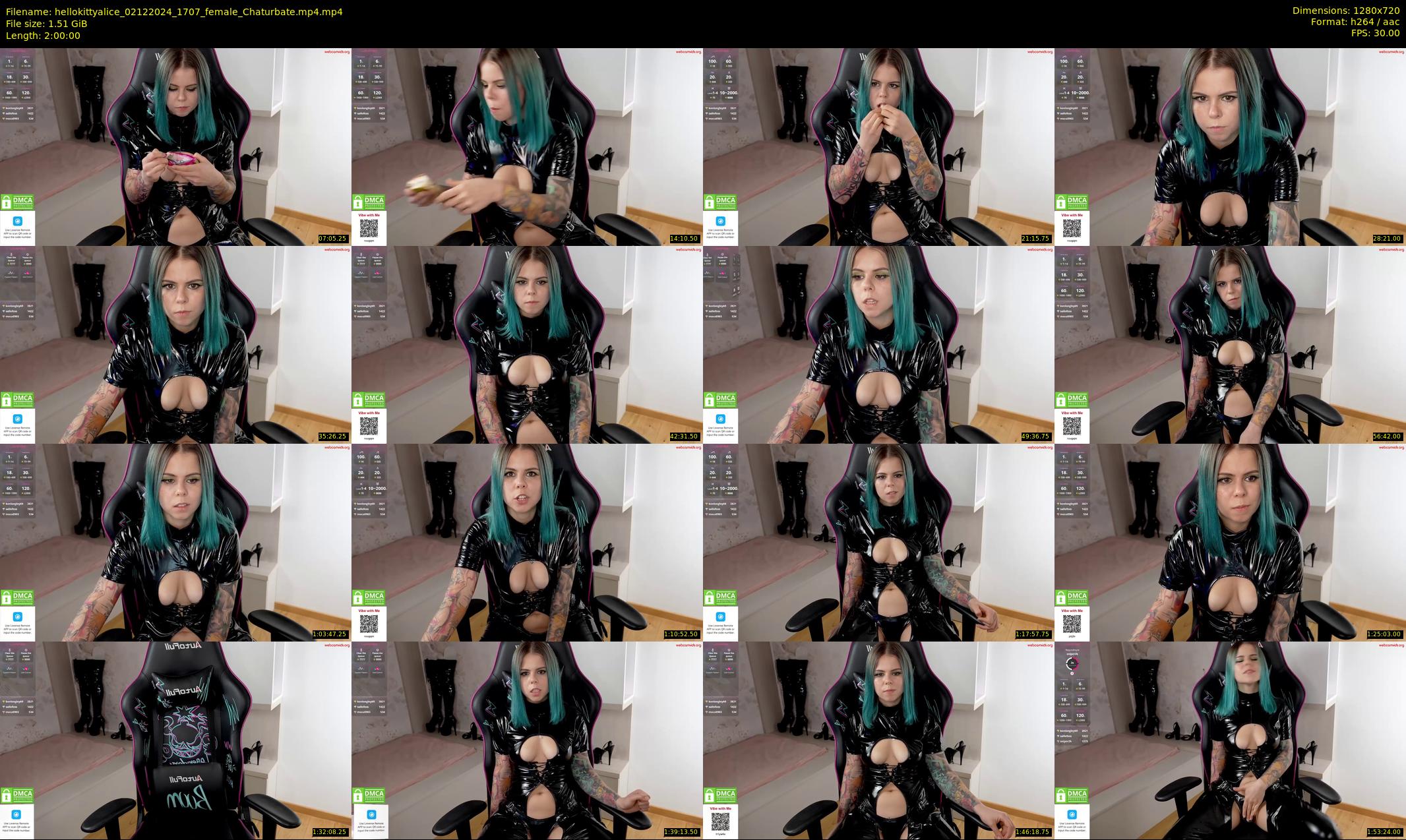 hellokittyalice — 120 minute Chaturbate female cam show recording, 720p, Dec 2, 2024