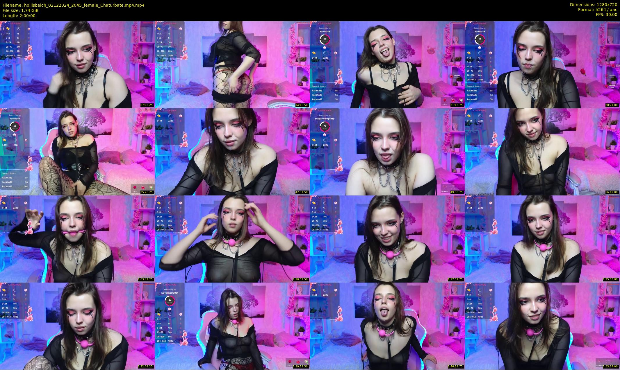 hollisbelch — 120 minute Chaturbate female cam show recording, 720p, Dec 2, 2024
