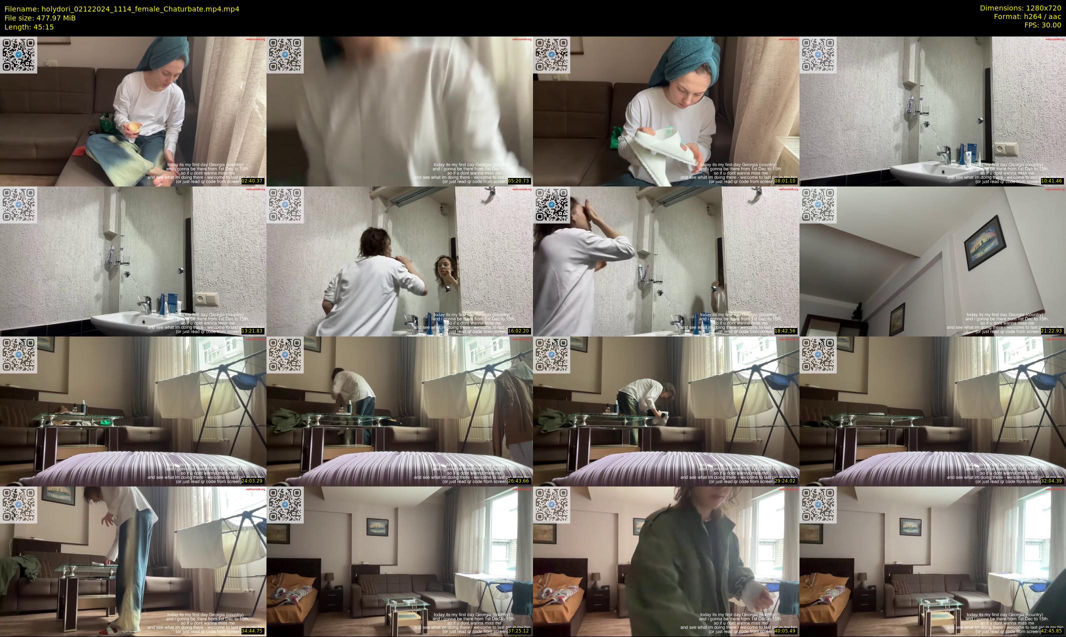 holydori — 46 minute Chaturbate female cam show recording, 720p, Dec 2, 2024