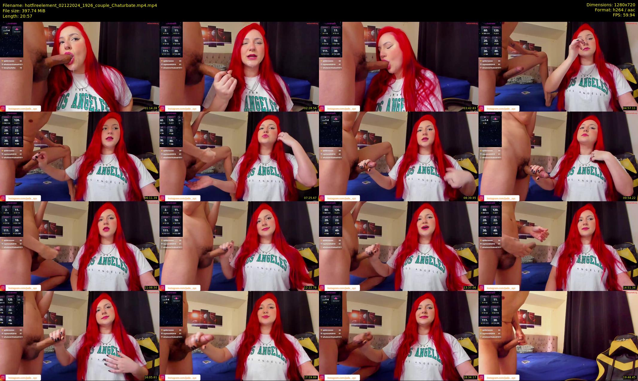 hotfireelement — 21 minute Chaturbate couple cam show recording, 720p, Dec 2, 2024