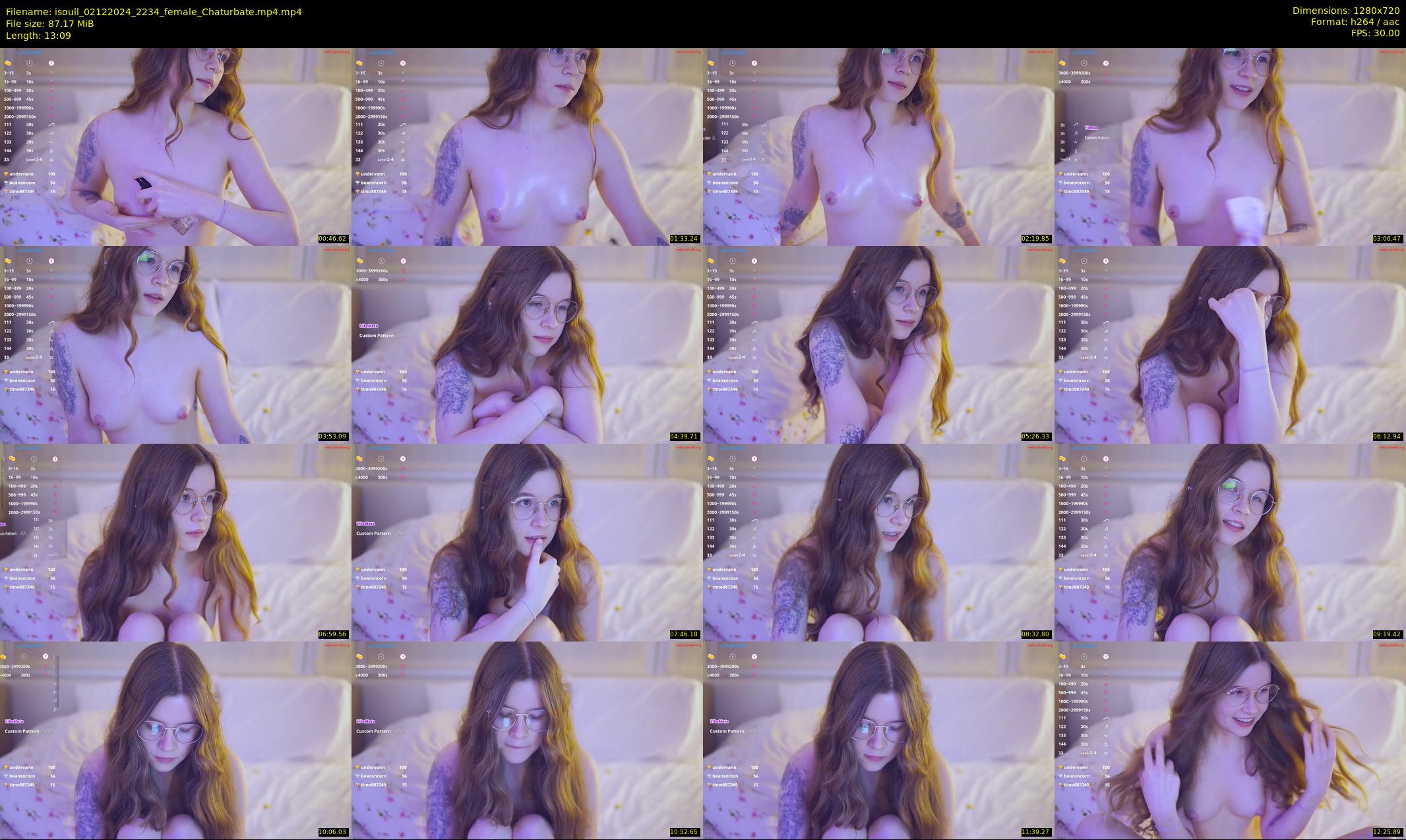 isoull — 14 minute Chaturbate female cam show recording, 720p, Dec 2, 2024