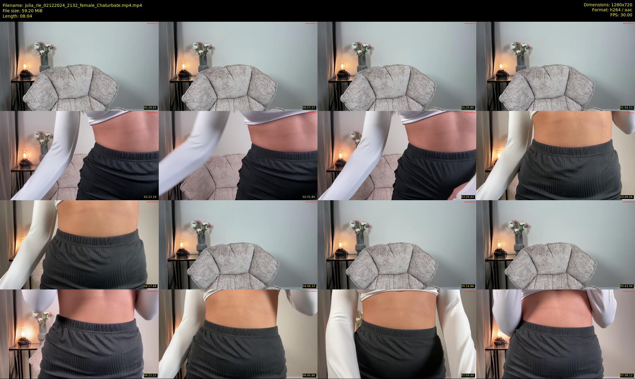 julia_rle — 9 minute Chaturbate female cam show recording, 720p, Dec 2, 2024
