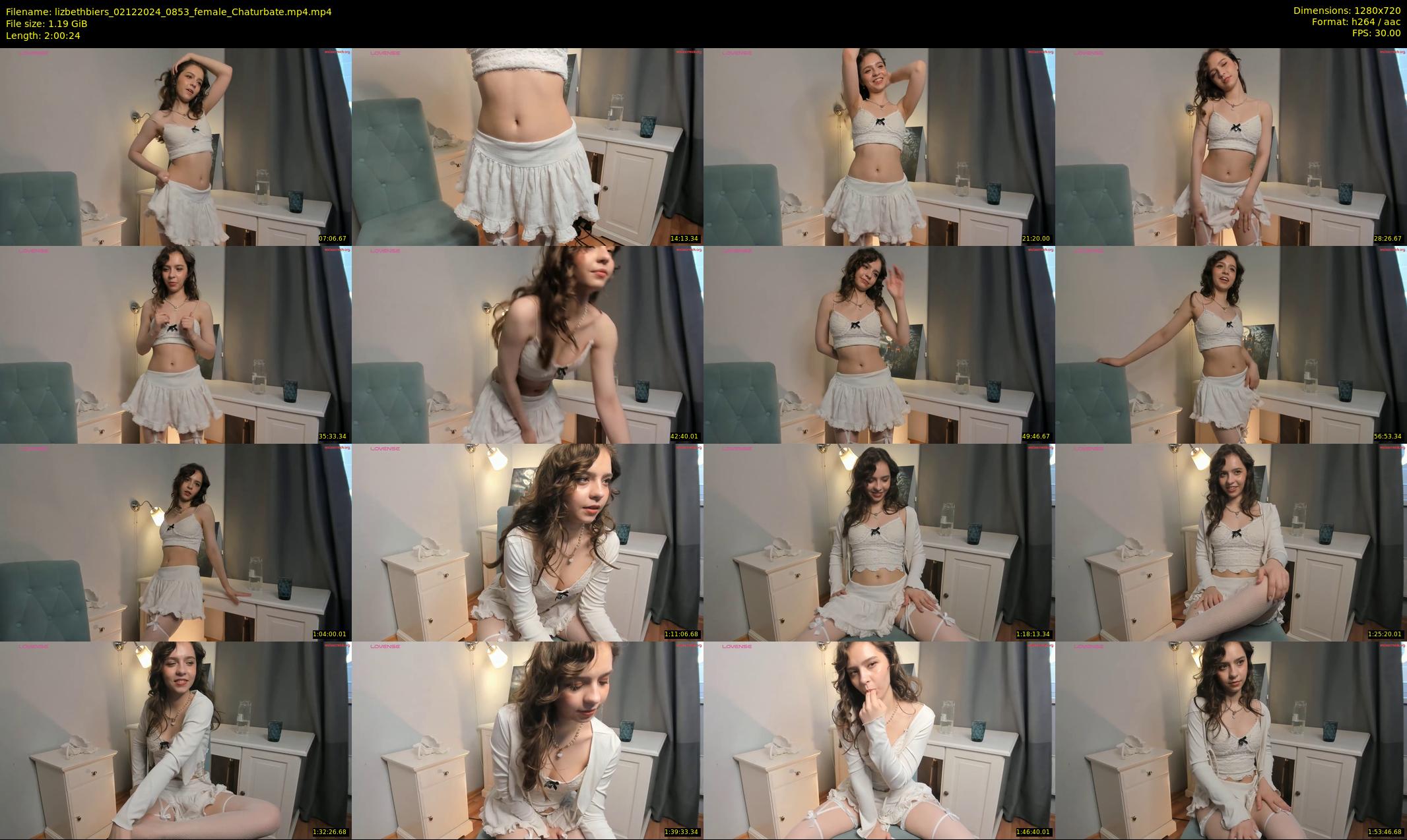 lizbethbiers — 121 minute Chaturbate female cam show recording, 720p, Dec 2, 2024