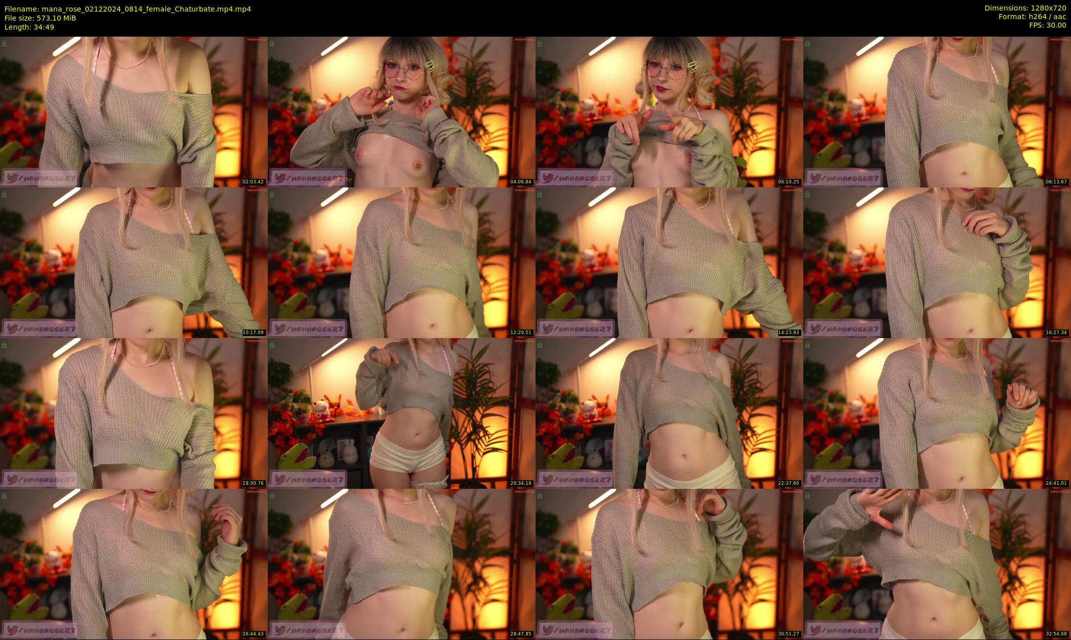 mana_rose — 35 minute Chaturbate female cam show recording, 720p, Dec 2, 2024