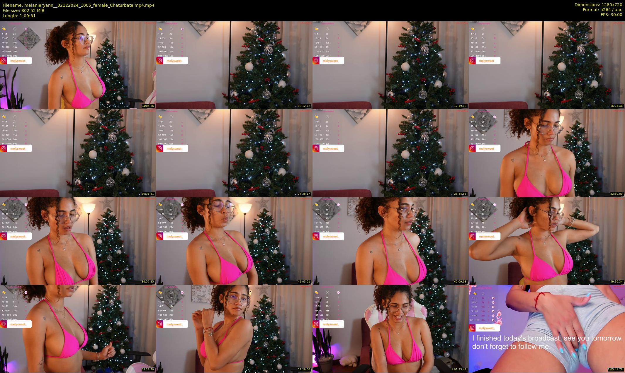 melanieryann_ — 70 minute Chaturbate female cam show recording, 720p, Dec 2, 2024