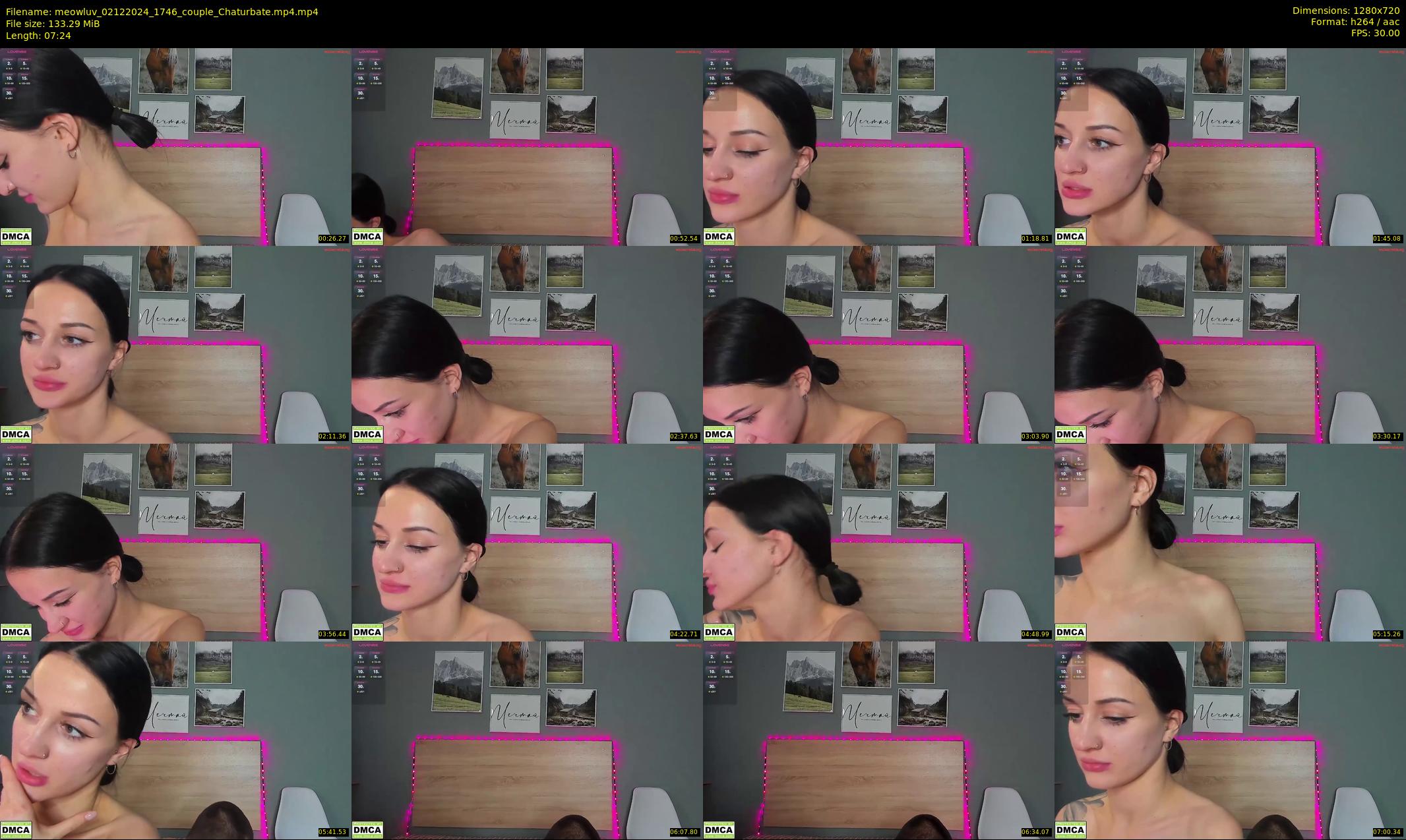meowluv — 8 minute Chaturbate couple cam show recording, 720p, Dec 2, 2024