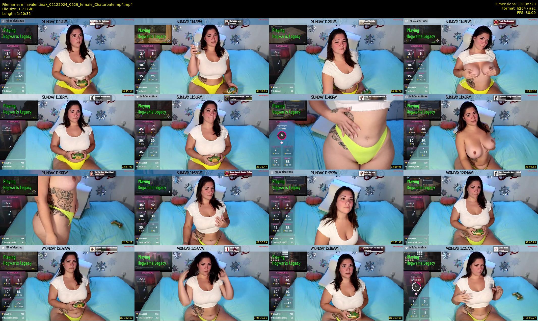 milavalentinax — 81 minute Chaturbate female cam show recording, 720p, Dec 2, 2024
