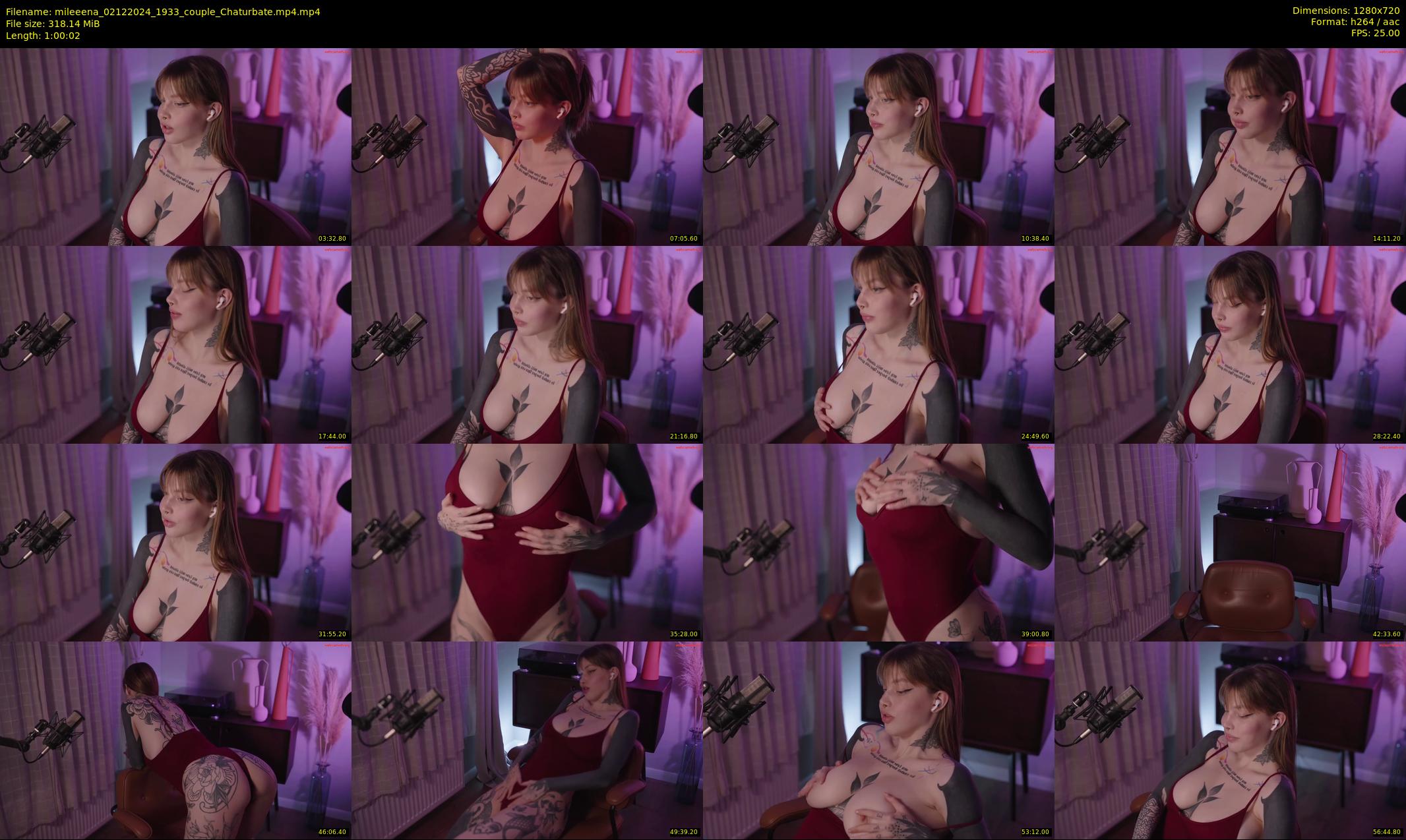 mileeena — 61 minute Chaturbate female cam show recording, 720p, Dec 2, 2024