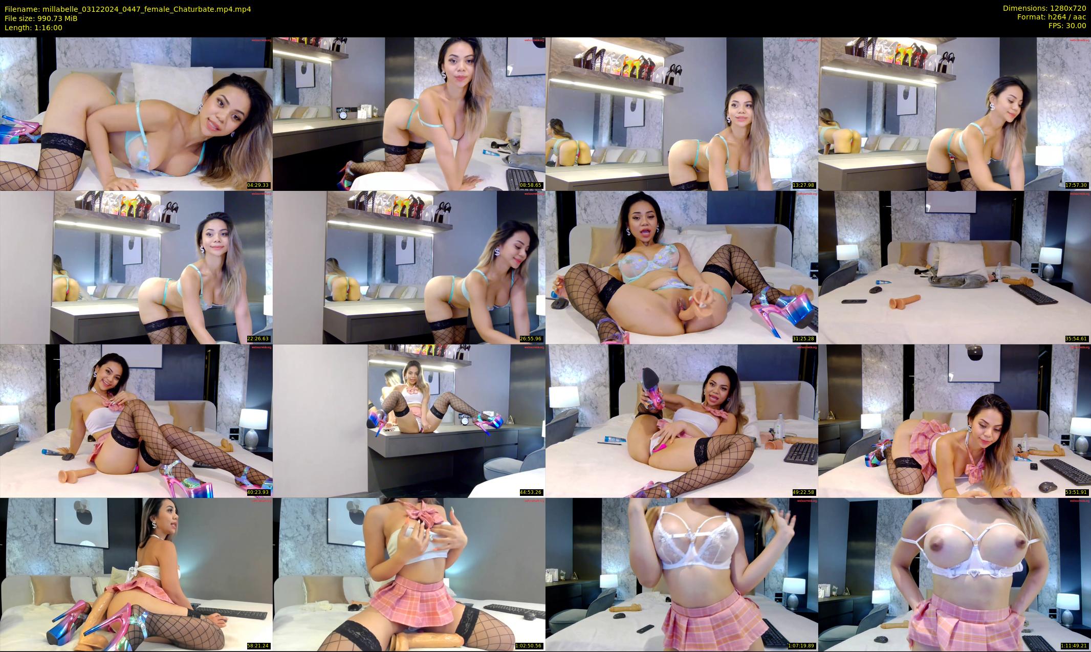 millabelle — 76 minute Chaturbate female cam show recording, 720p, Dec 3, 2024