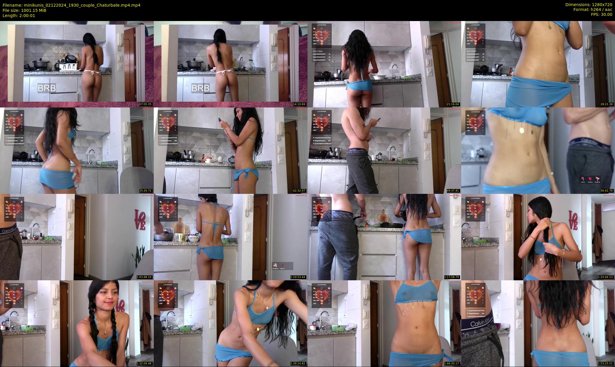 minikunis — 121 minute Chaturbate couple cam show recording, 720p, Dec 2, 2024