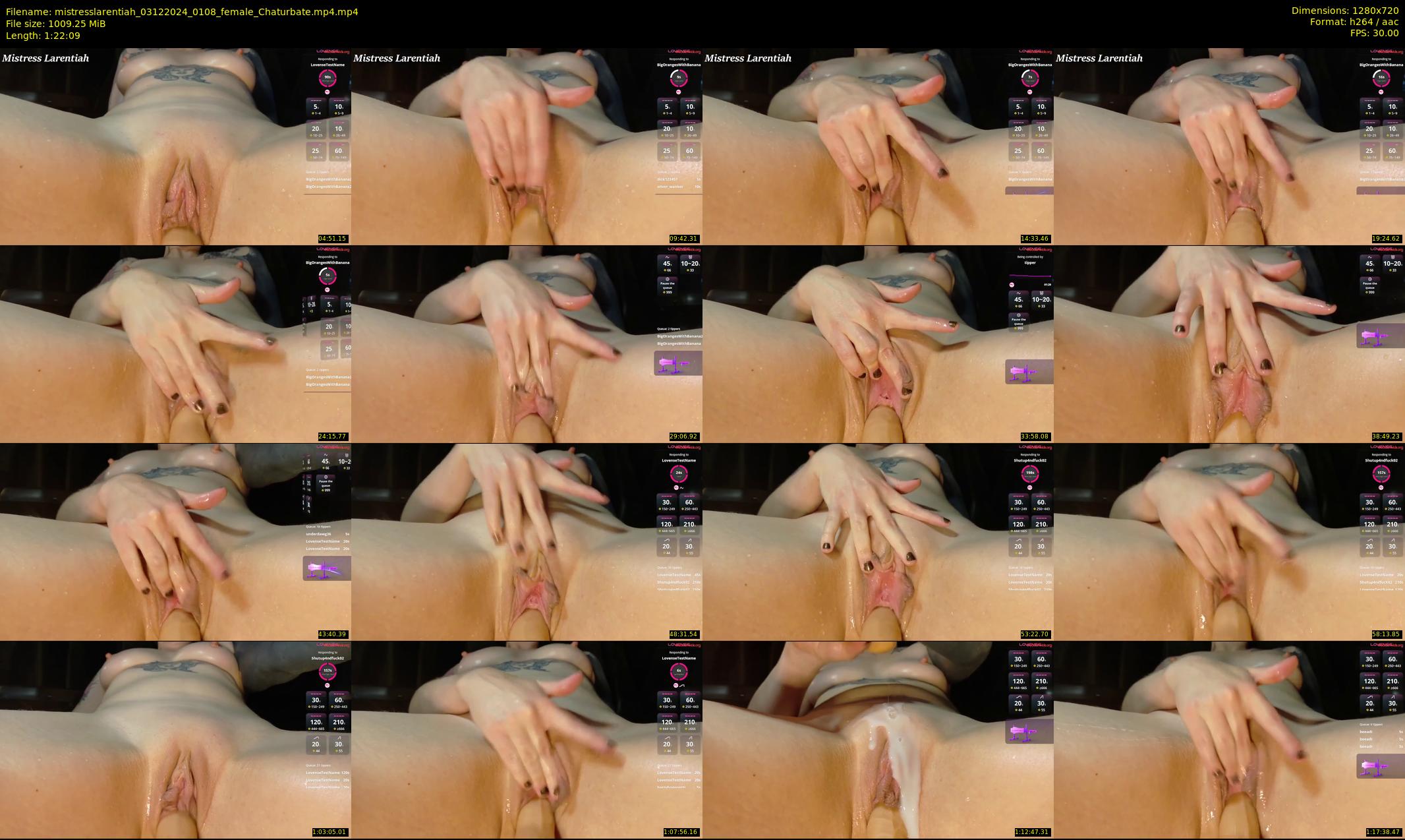 mistresslarentiah — 83 minute Chaturbate female cam show recording, 720p, Dec 3, 2024