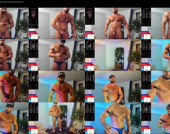 musculusx — 54 minute Chaturbate male cam show recording, 720p, Dec 2, 2024