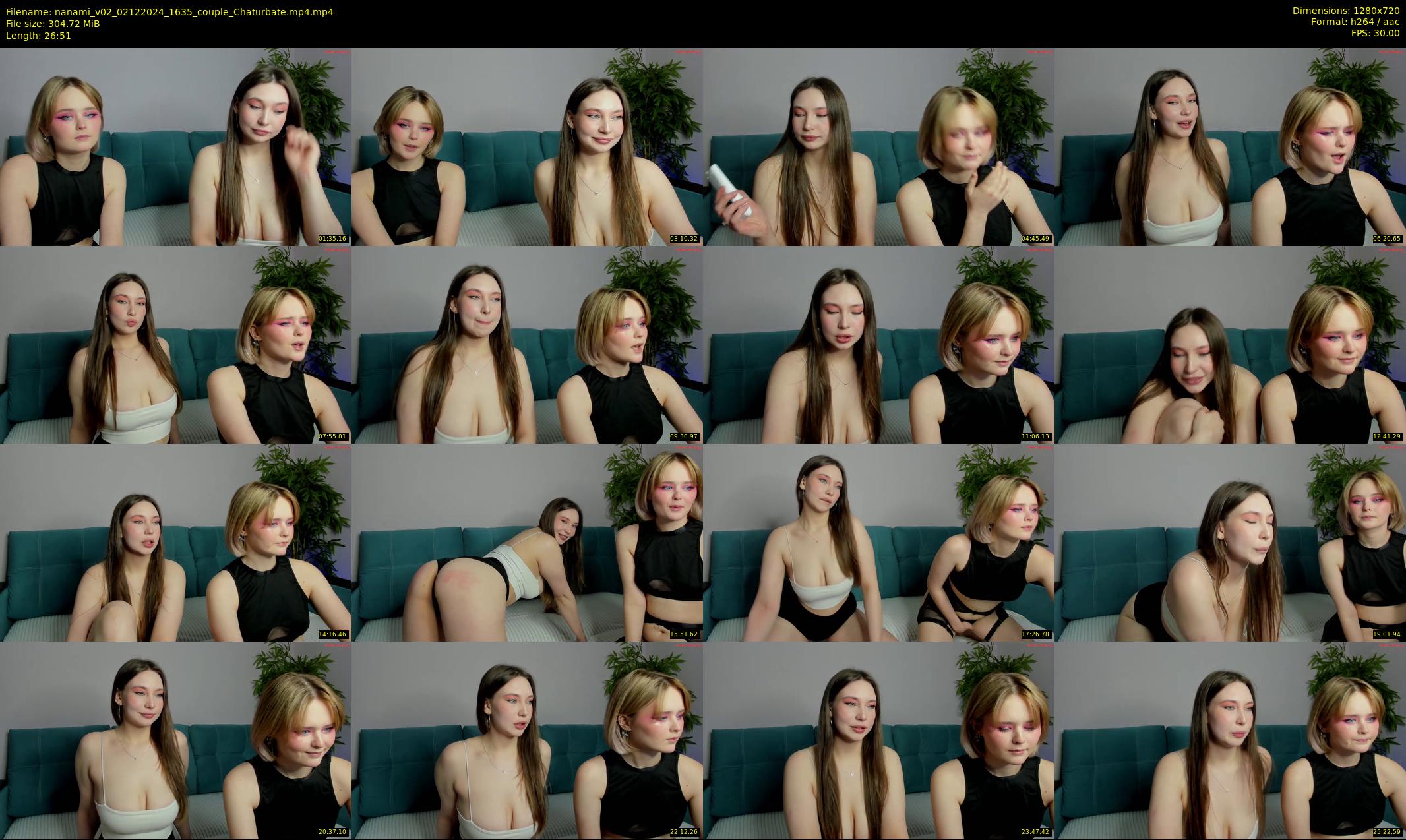 nanami_v02 — 27 minute Chaturbate couple cam show recording, 720p, Dec 2, 2024