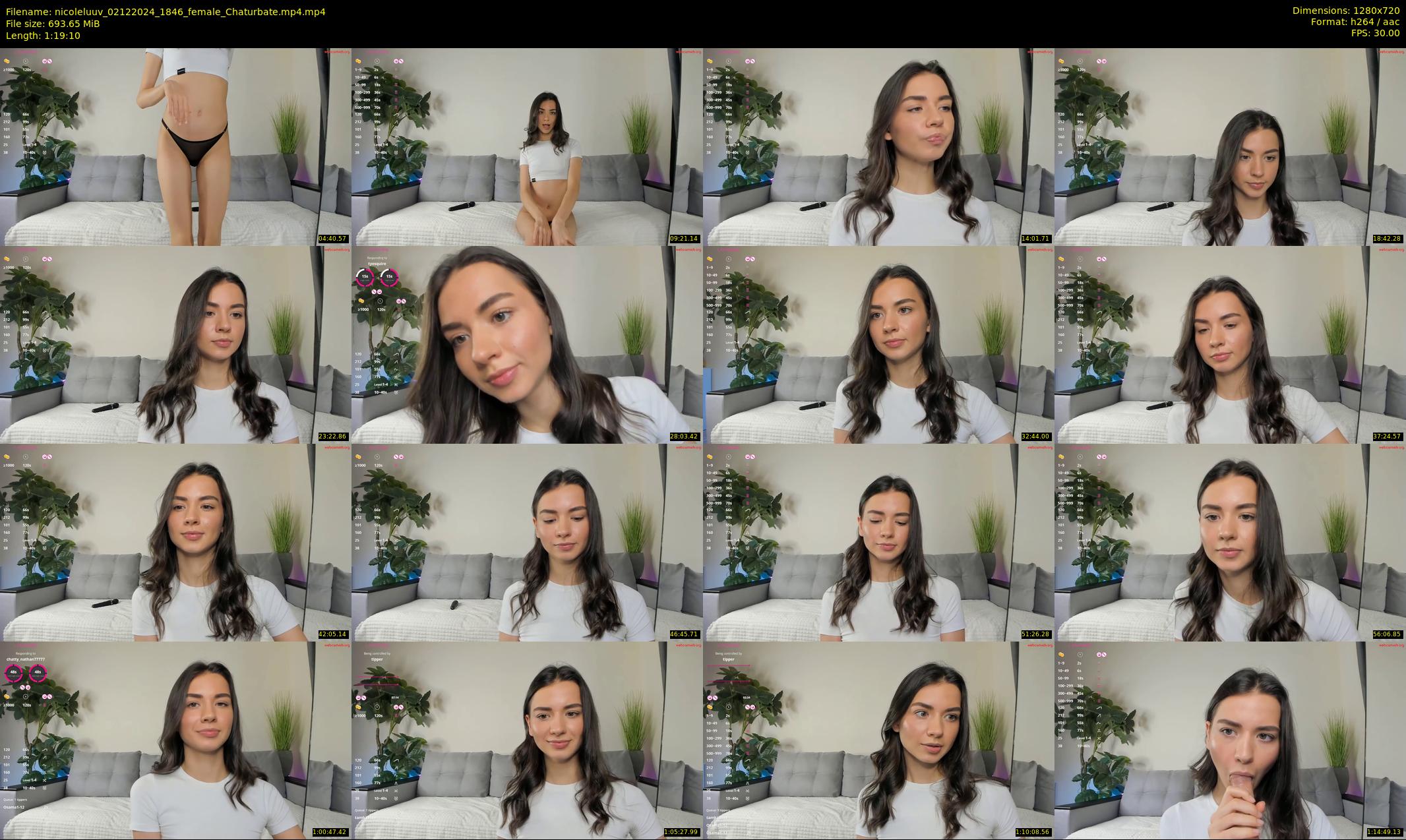 nicoleluuv — 80 minute Chaturbate female cam show recording, 720p, Dec 2, 2024