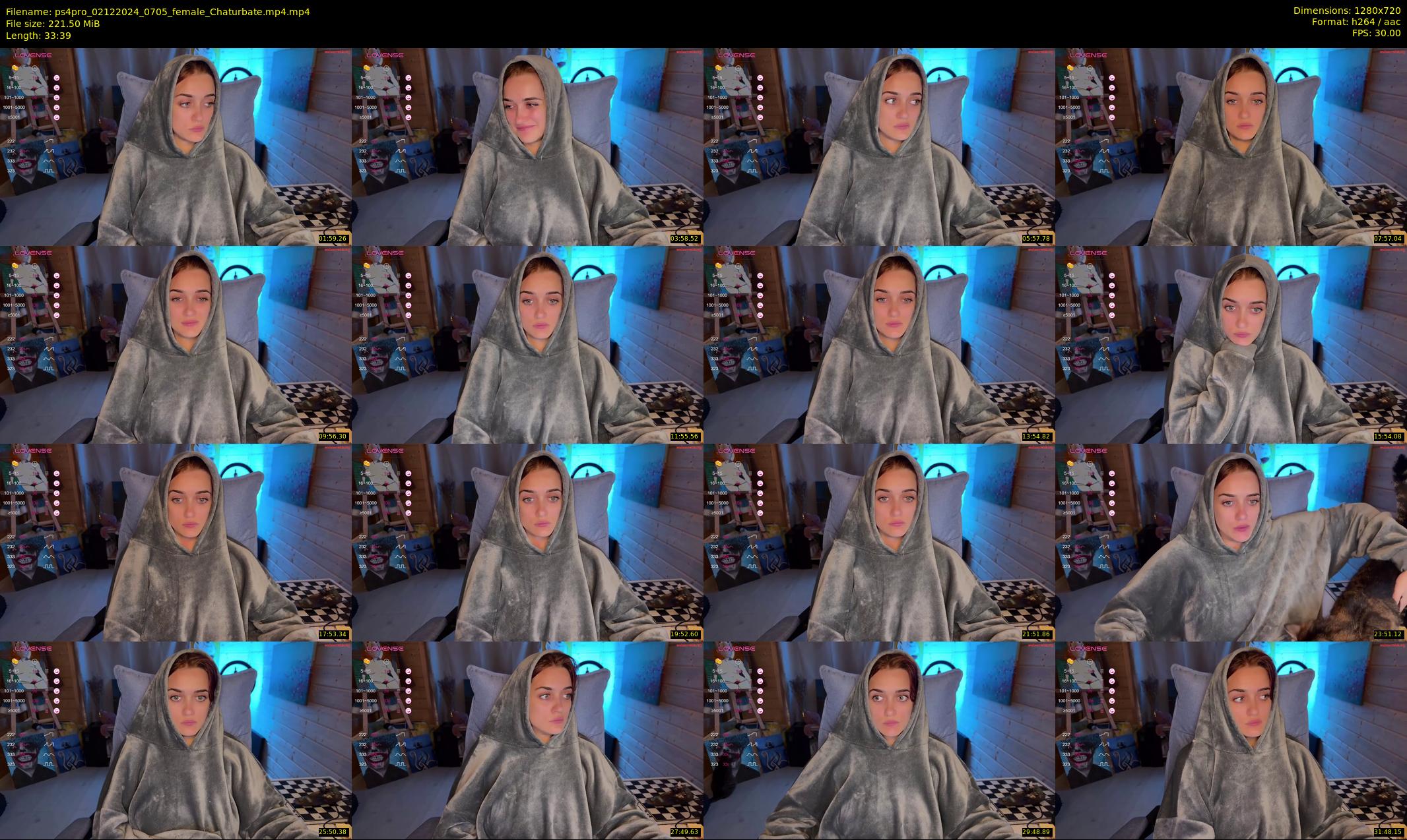 ps4pro — 34 minute Chaturbate female cam show recording, 720p, Dec 2, 2024