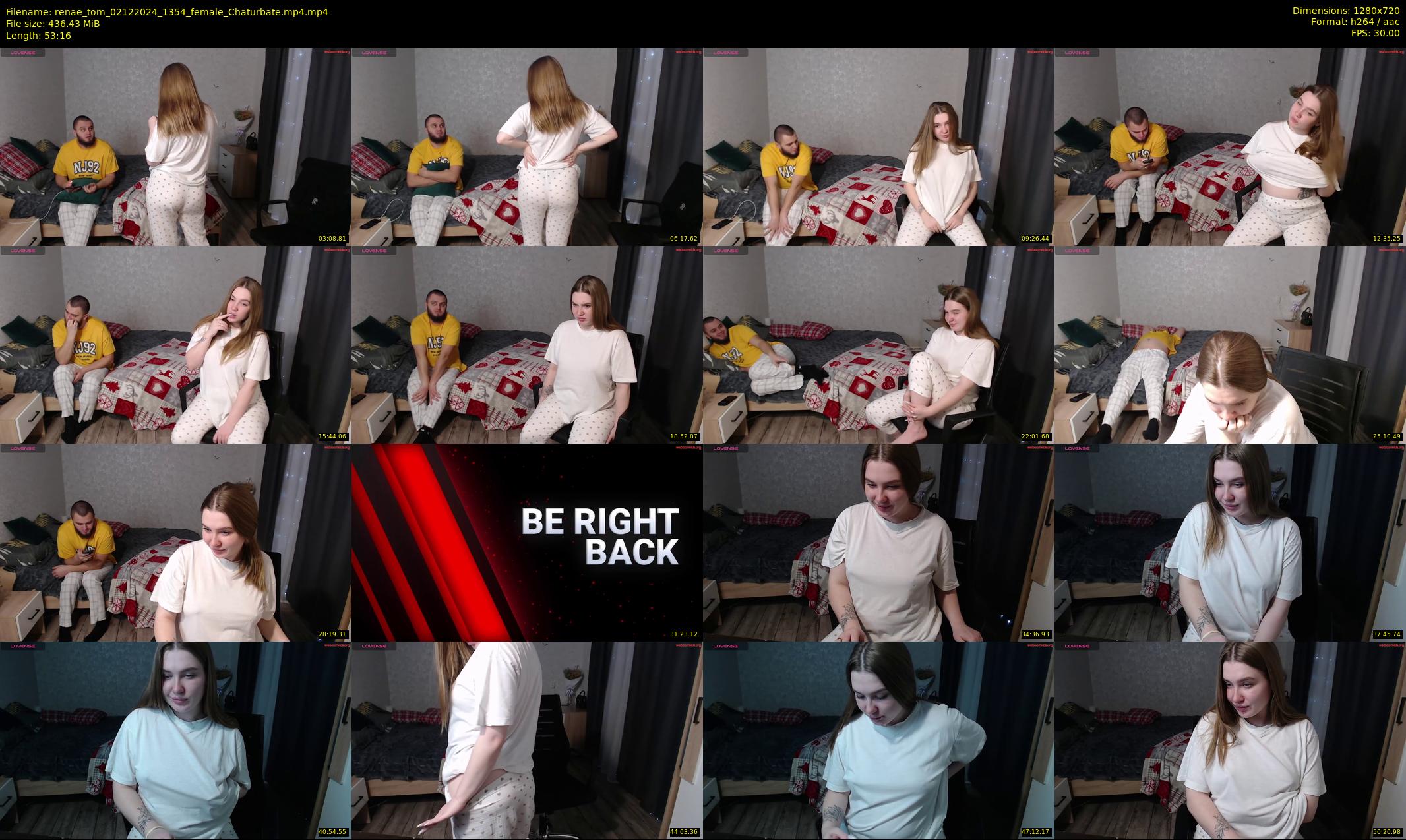renae_tom — 54 minute Chaturbate couple cam show recording, 720p, Dec 2, 2024