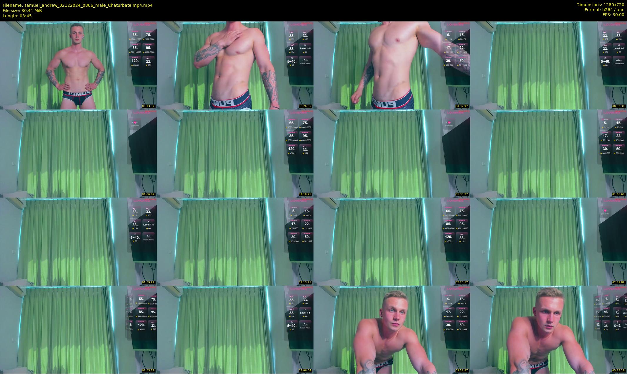 samuel_andrew — 4 minute Chaturbate male cam show recording, 720p, Dec 2, 2024
