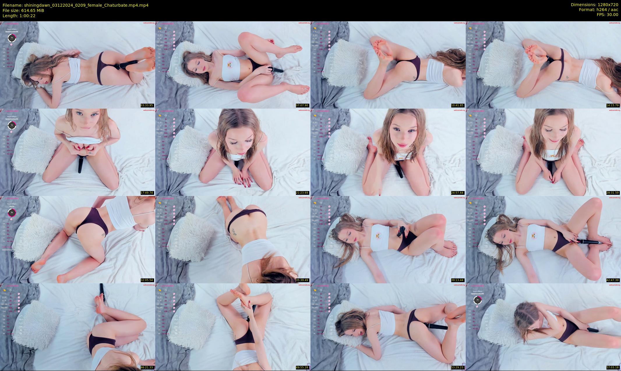 shiningdawn — 61 minute Chaturbate female cam show recording, 720p, Dec 3, 2024