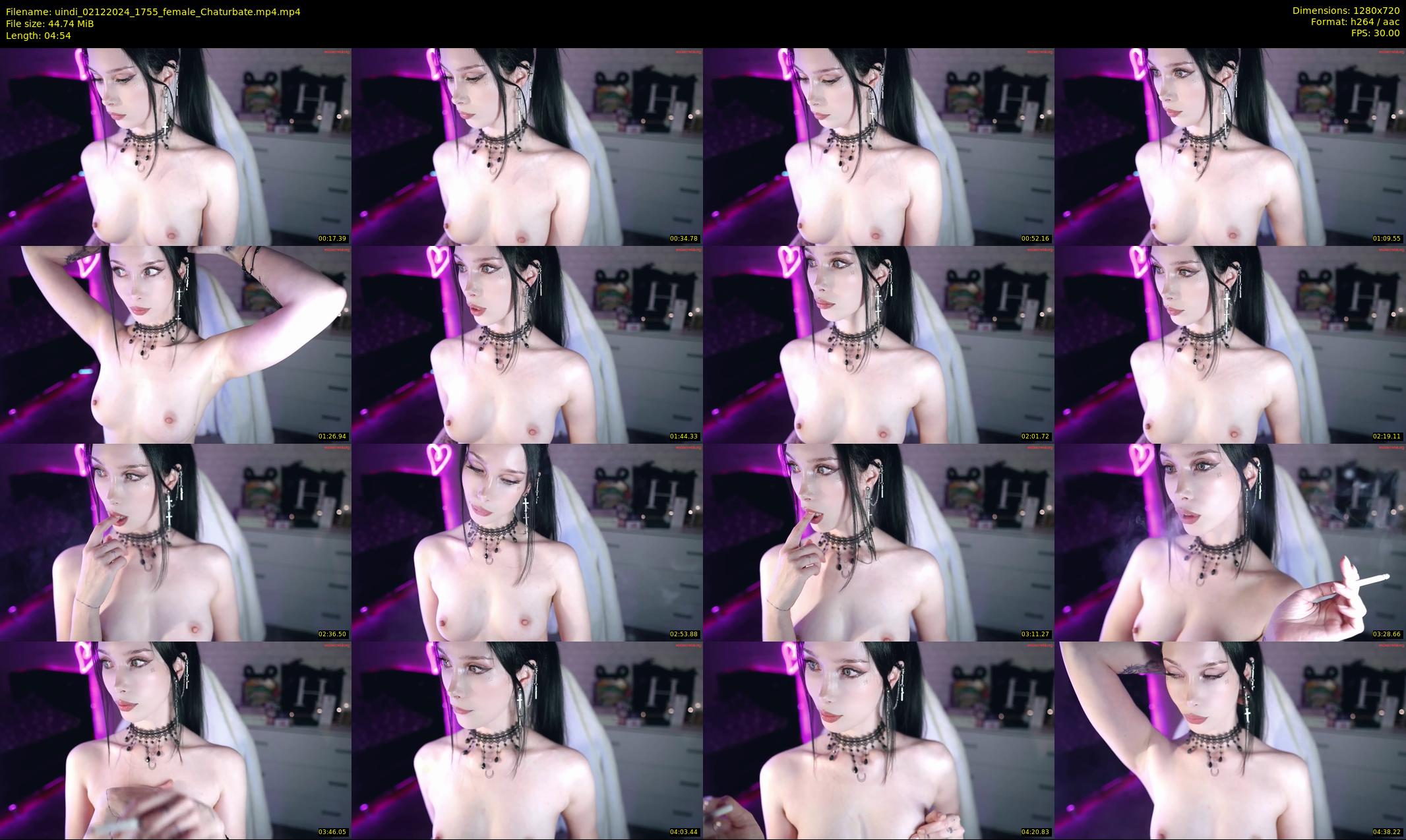 uindi — 5 minute Chaturbate female cam show recording, 720p, Dec 2, 2024