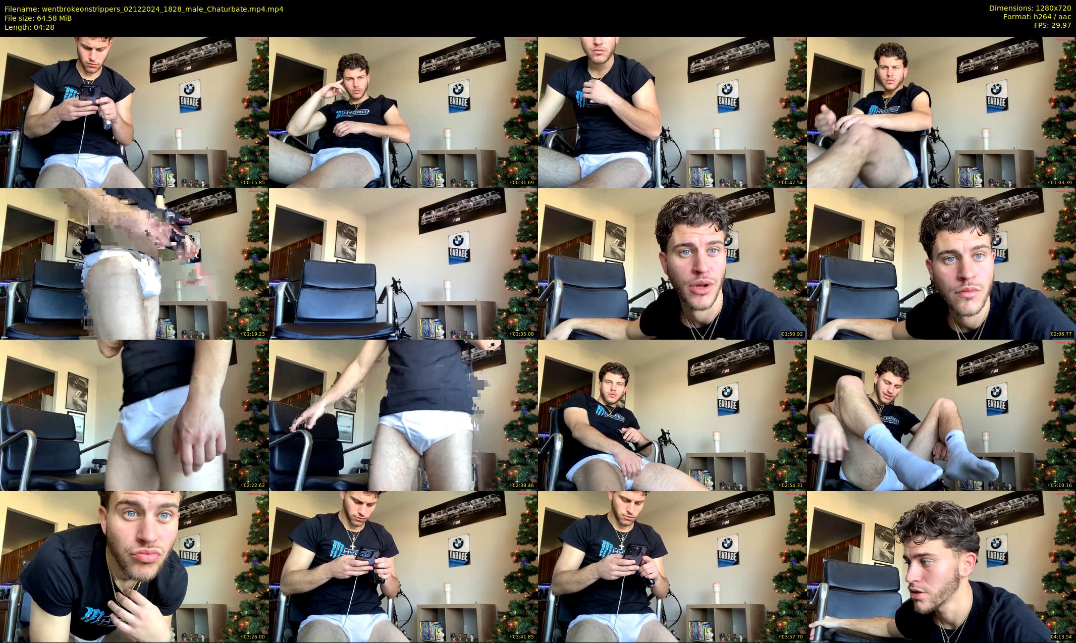 wentbrokeonstrippers — 5 minute Chaturbate male cam show recording, 720p, Dec 2, 2024