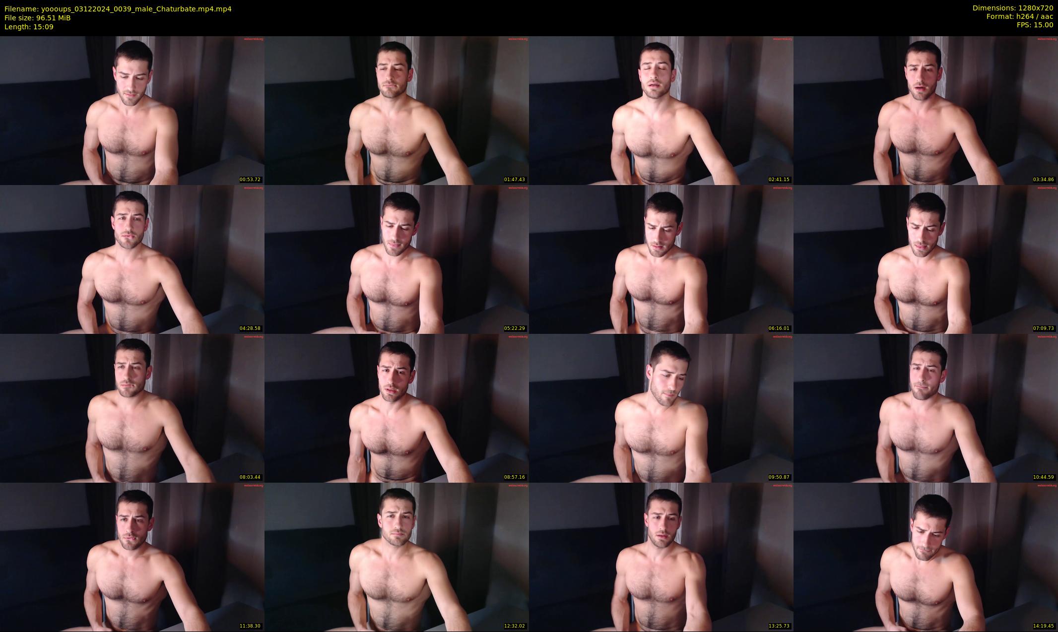 yoooups — 16 minute Chaturbate male cam show recording, 720p, Dec 3, 2024