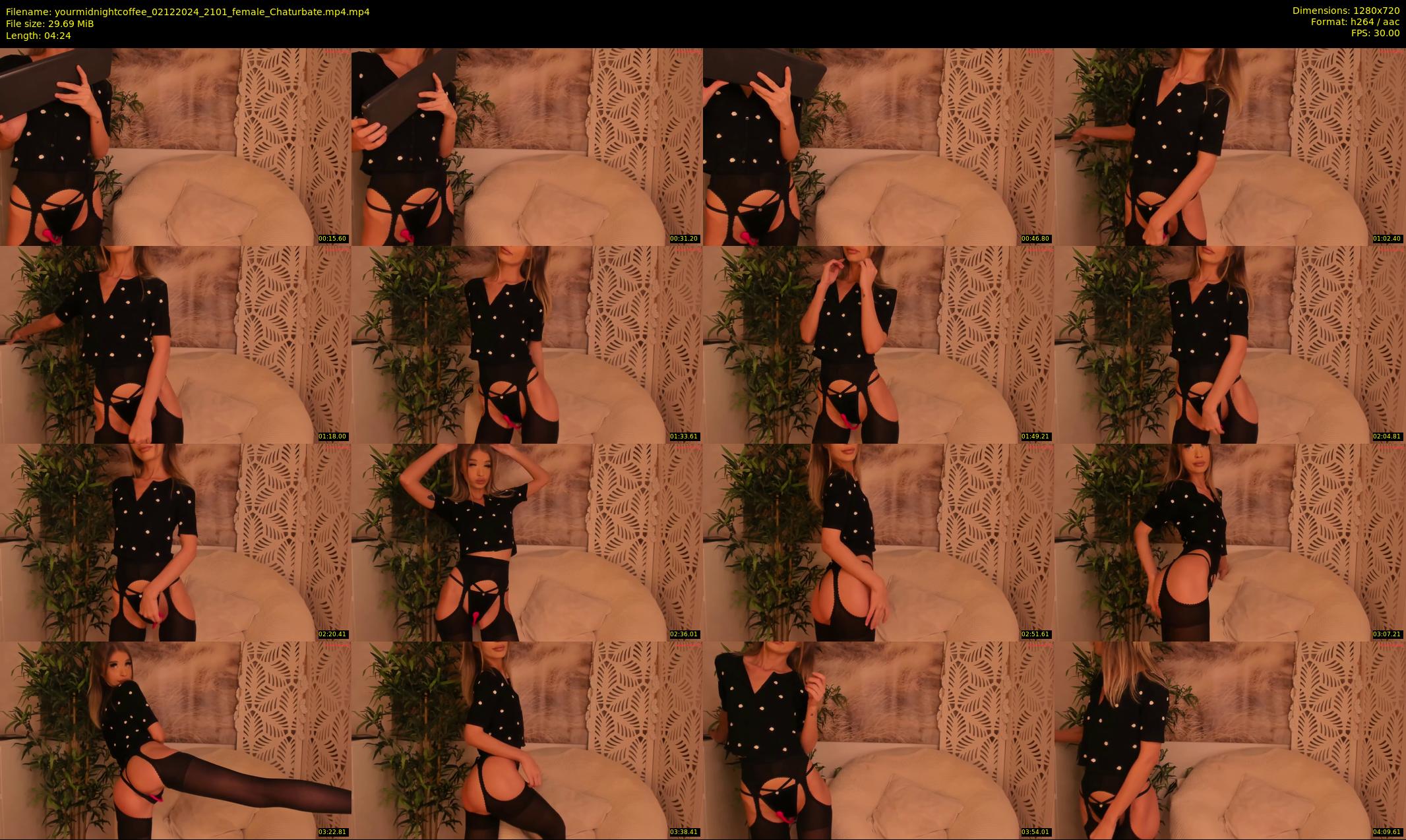 yourmidnightcoffee — 5 minute Chaturbate female cam show recording, 720p, Dec 2, 2024