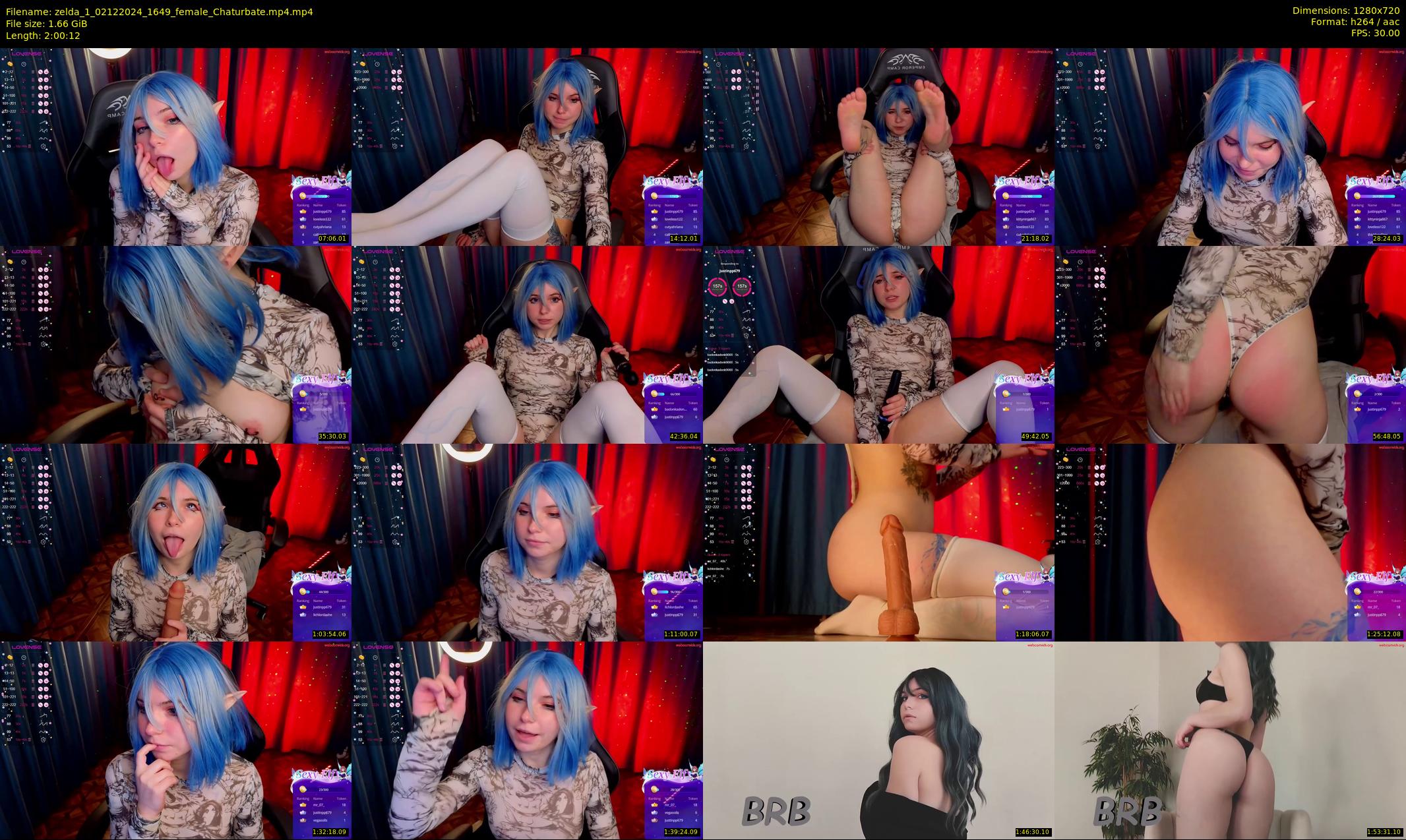 zelda_1 — 121 minute Chaturbate female cam show recording, 720p, Dec 2, 2024