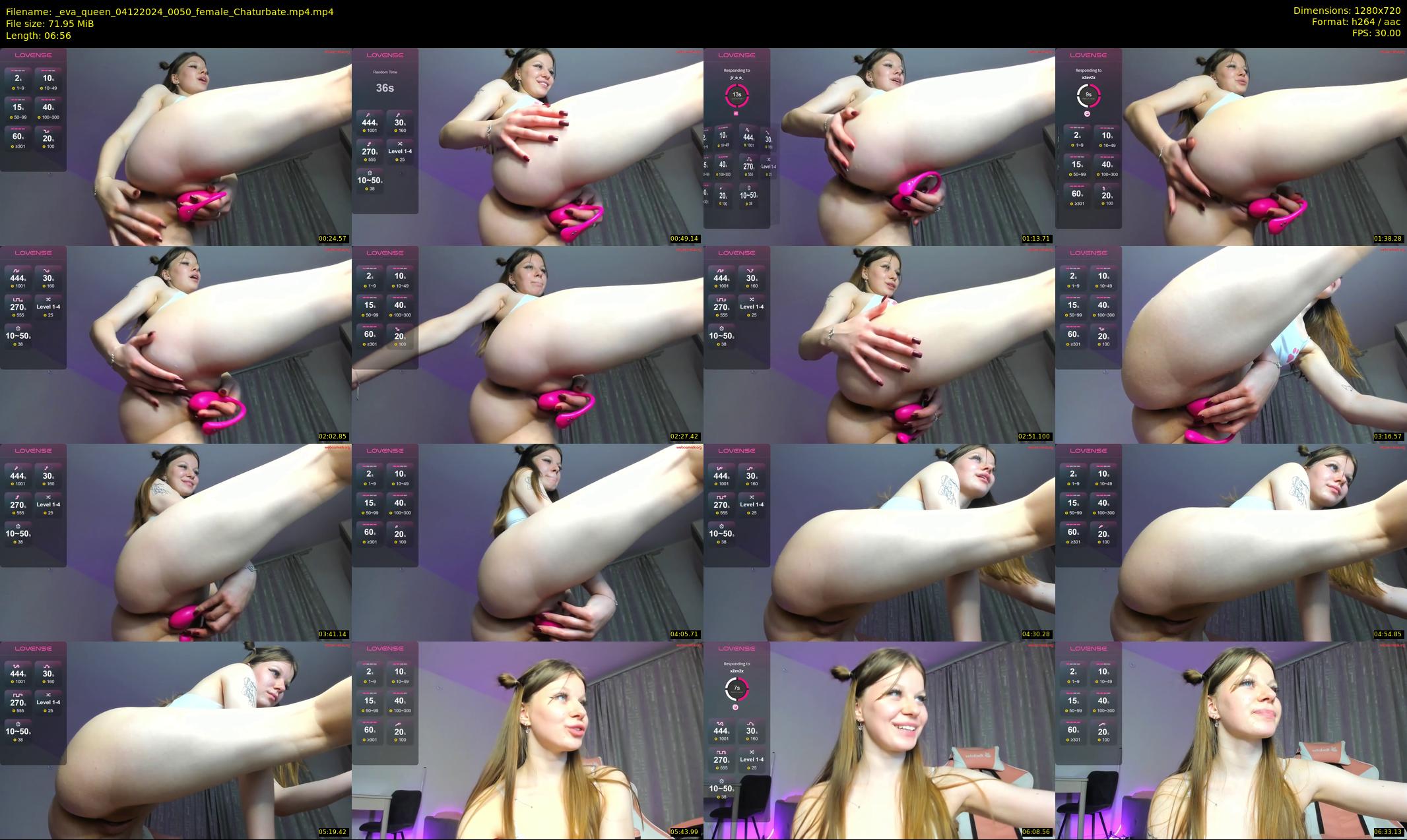 _eva_queen — 7 minute Chaturbate female cam show recording, 720p, Dec 4, 2024
