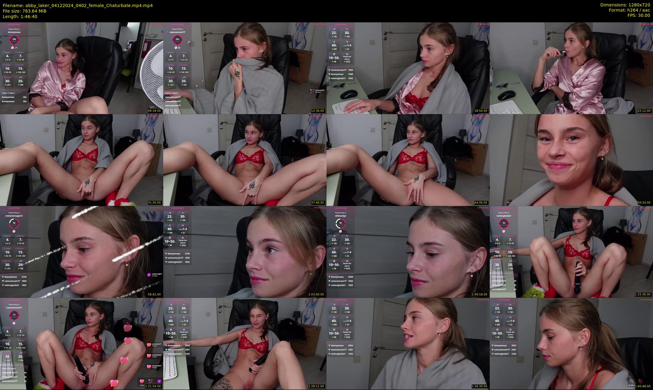 abby_laker — 107 minute Chaturbate female cam show recording, 720p, Dec 4, 2024