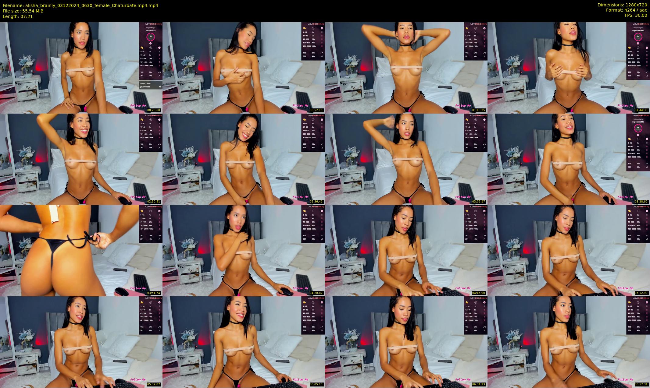 alisha_brainly — 8 minute Chaturbate female cam show recording, 720p, Dec 3, 2024
