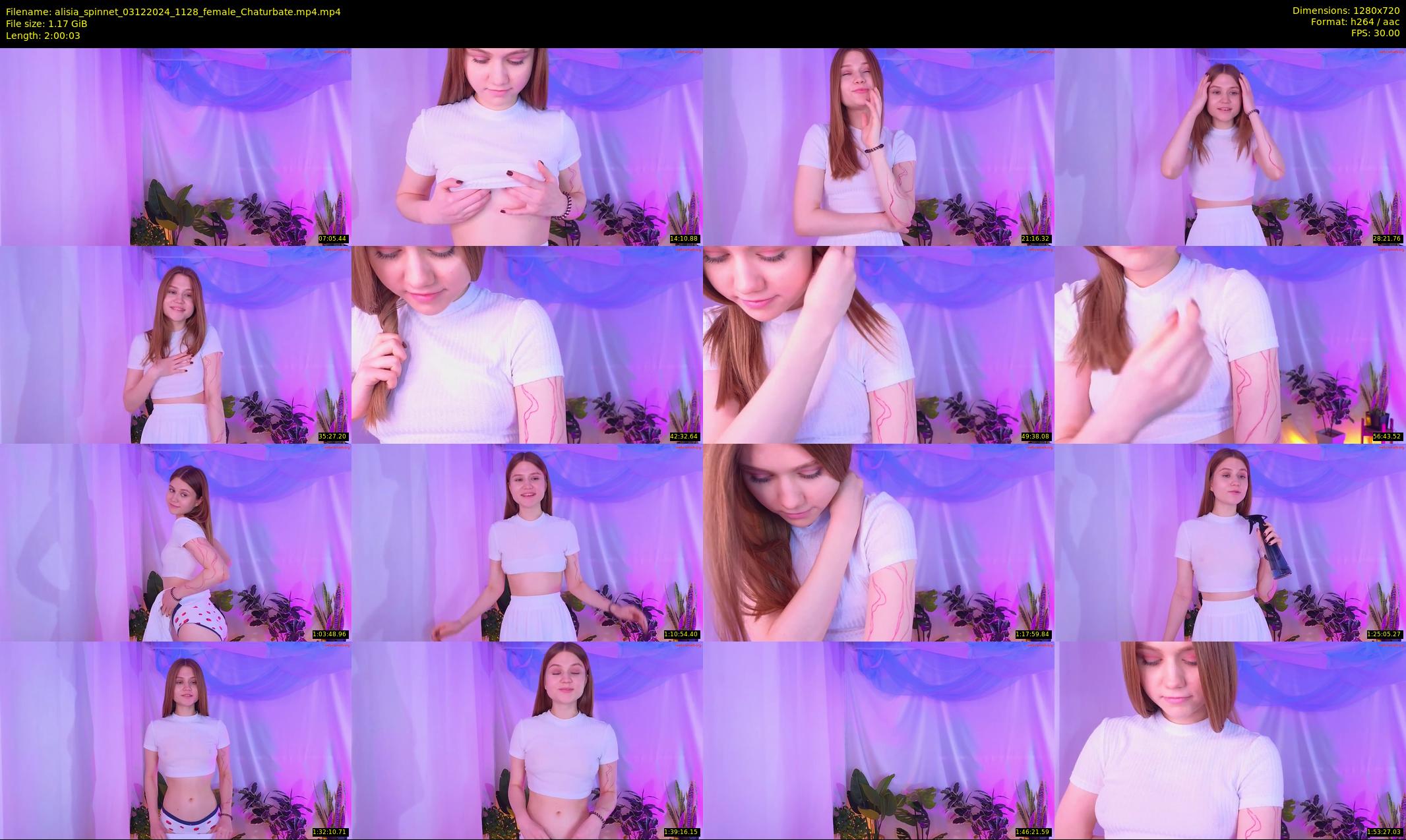 alisia_spinnet — 121 minute Chaturbate female cam show recording, 720p, Dec 3, 2024