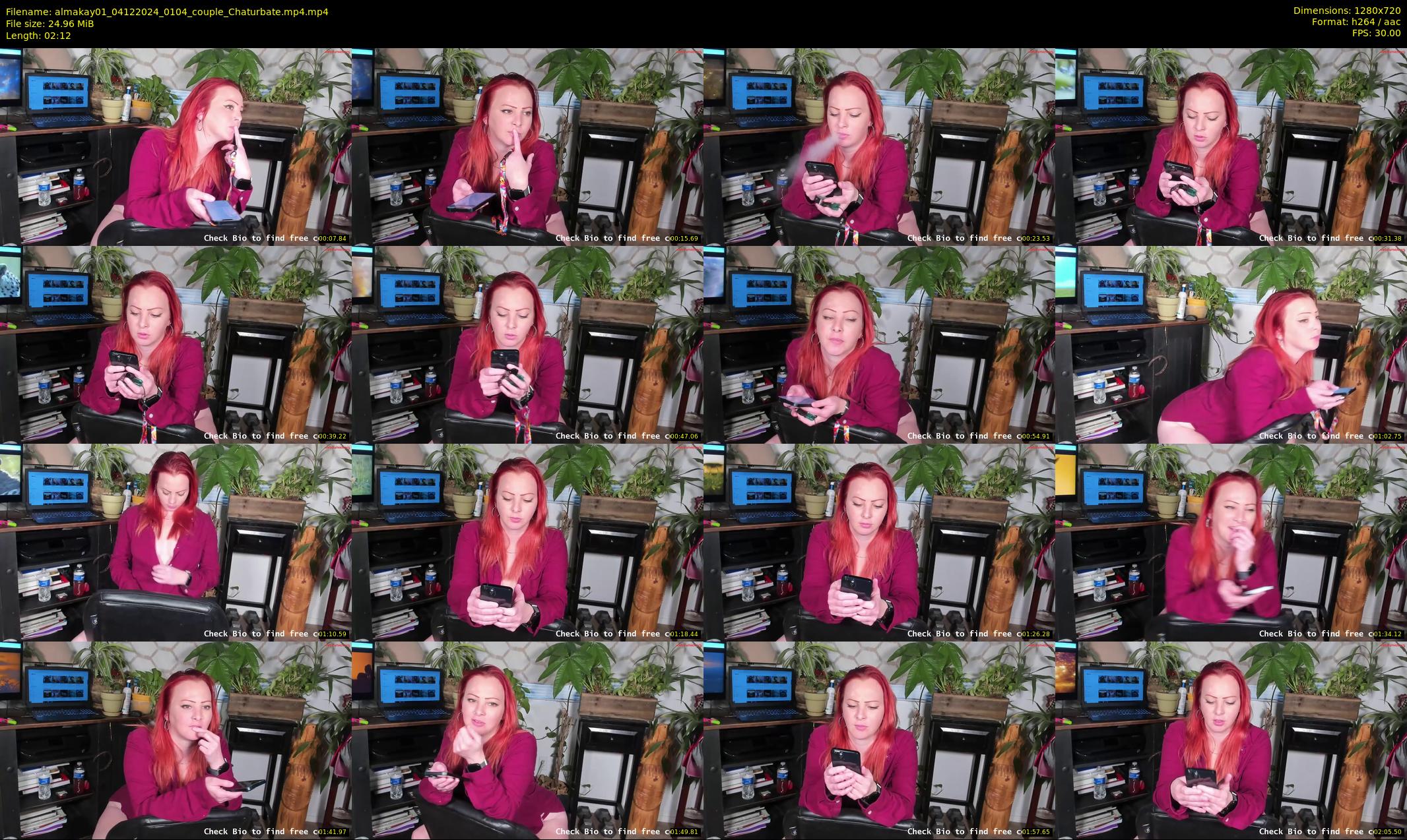 almakay01 — 3 minute Chaturbate couple cam show recording, 720p, Dec 4, 2024