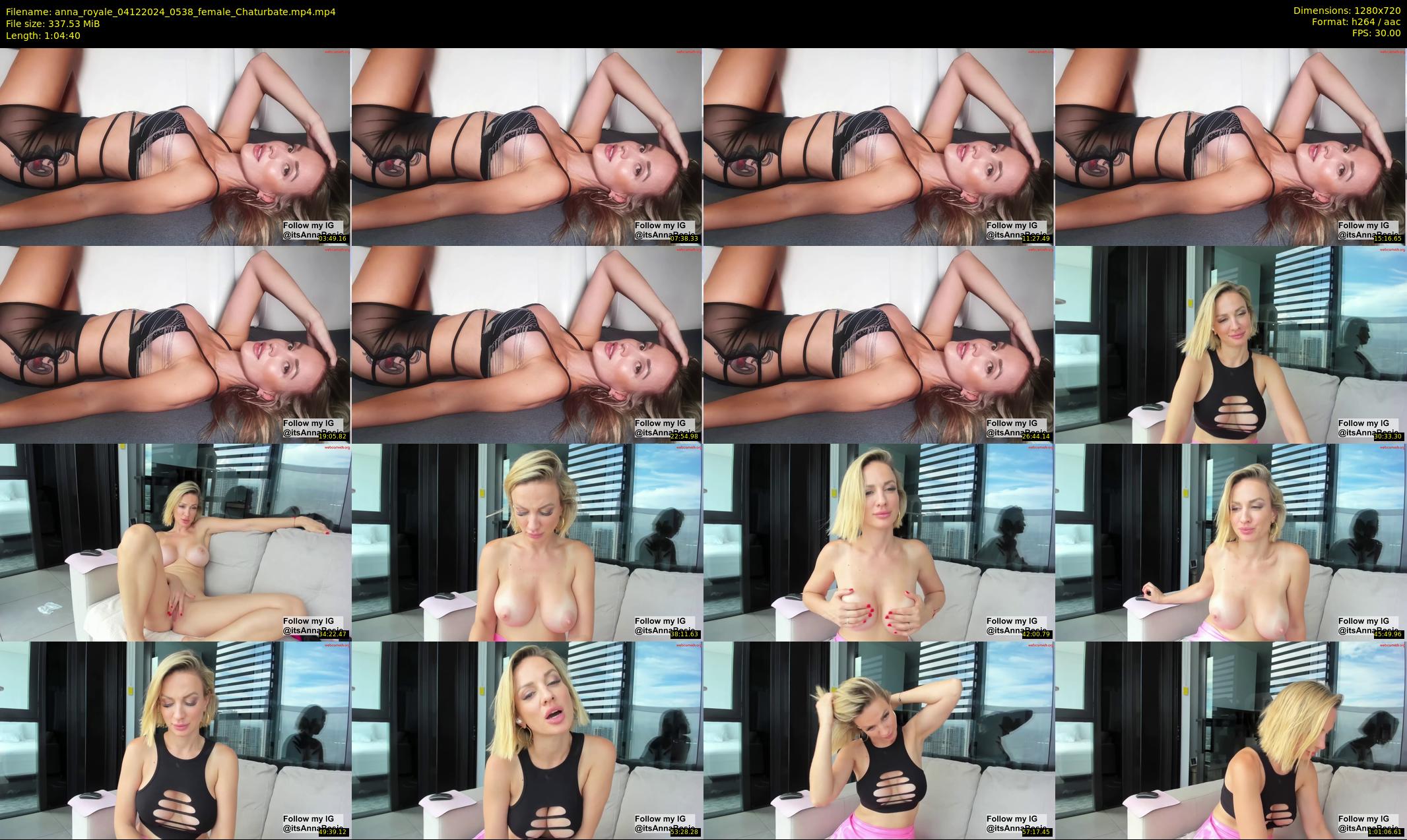 anna_royale — 65 minute Chaturbate female cam show recording, 720p, Dec 4, 2024
