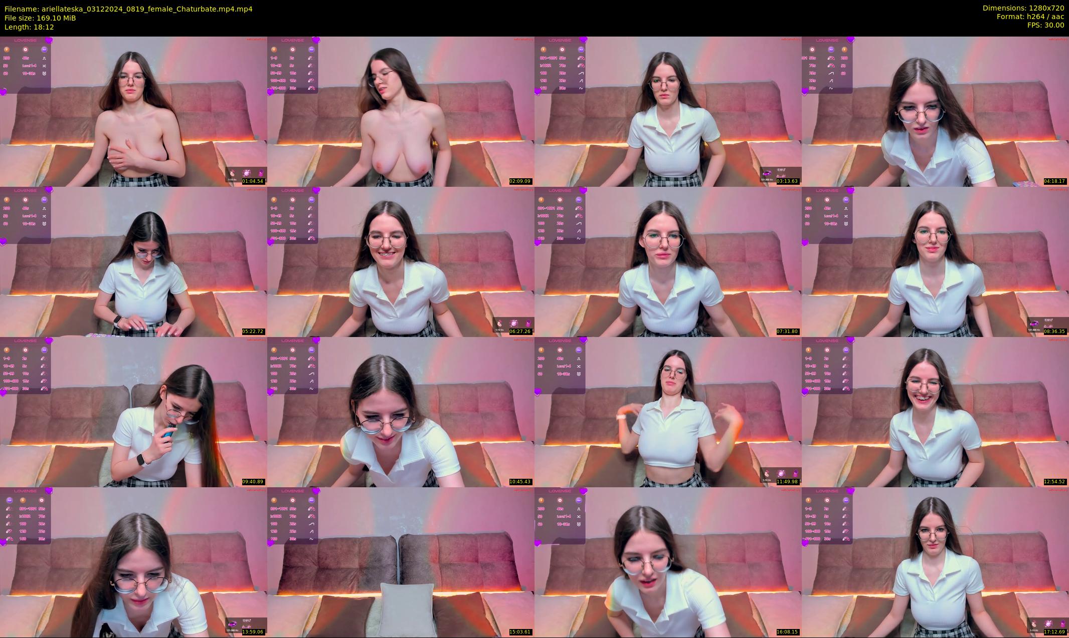 ariellateska — 19 minute Chaturbate female cam show recording, 720p, Dec 3, 2024