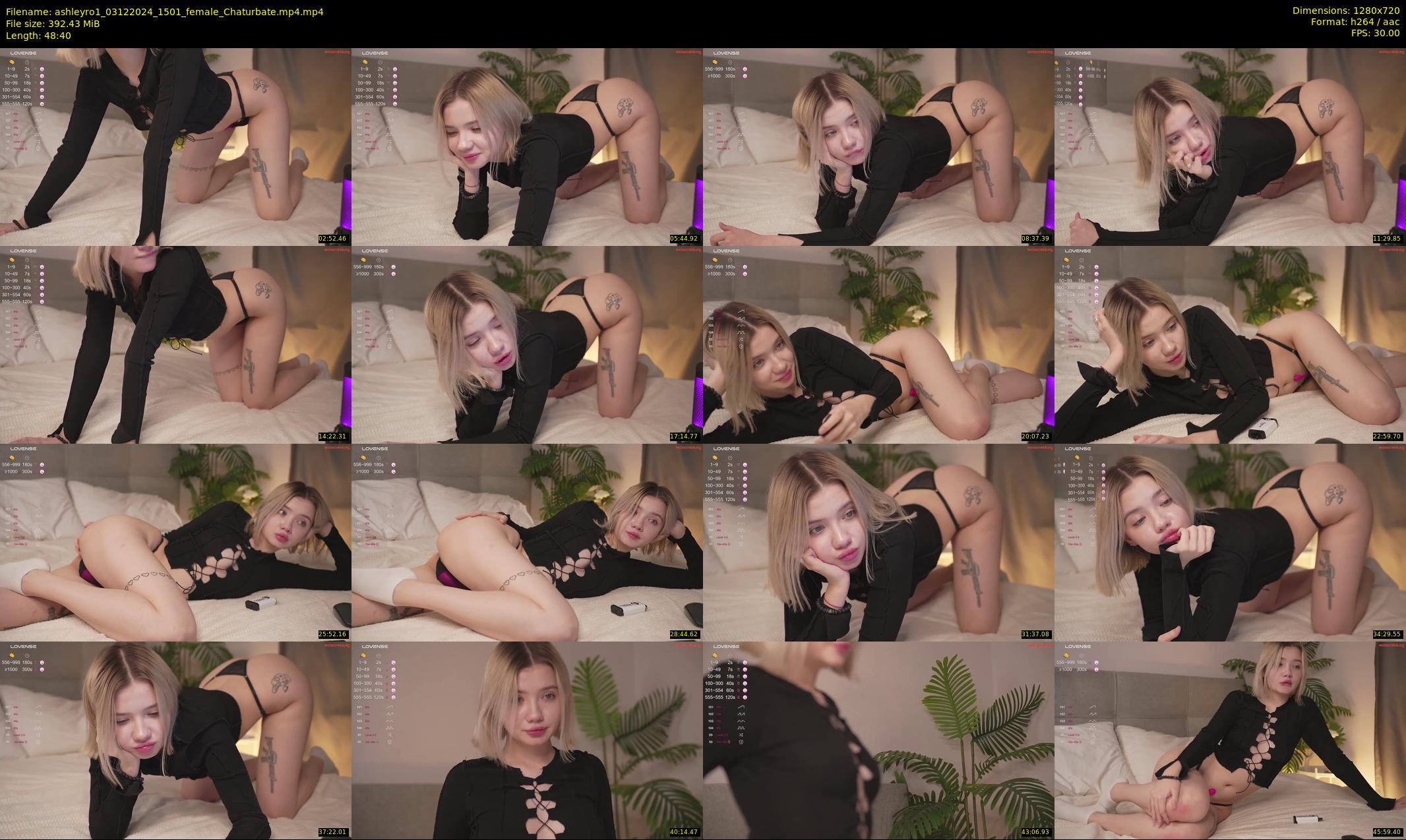 ashleyro1 — 49 minute Chaturbate female cam show recording, 720p, Dec 3, 2024