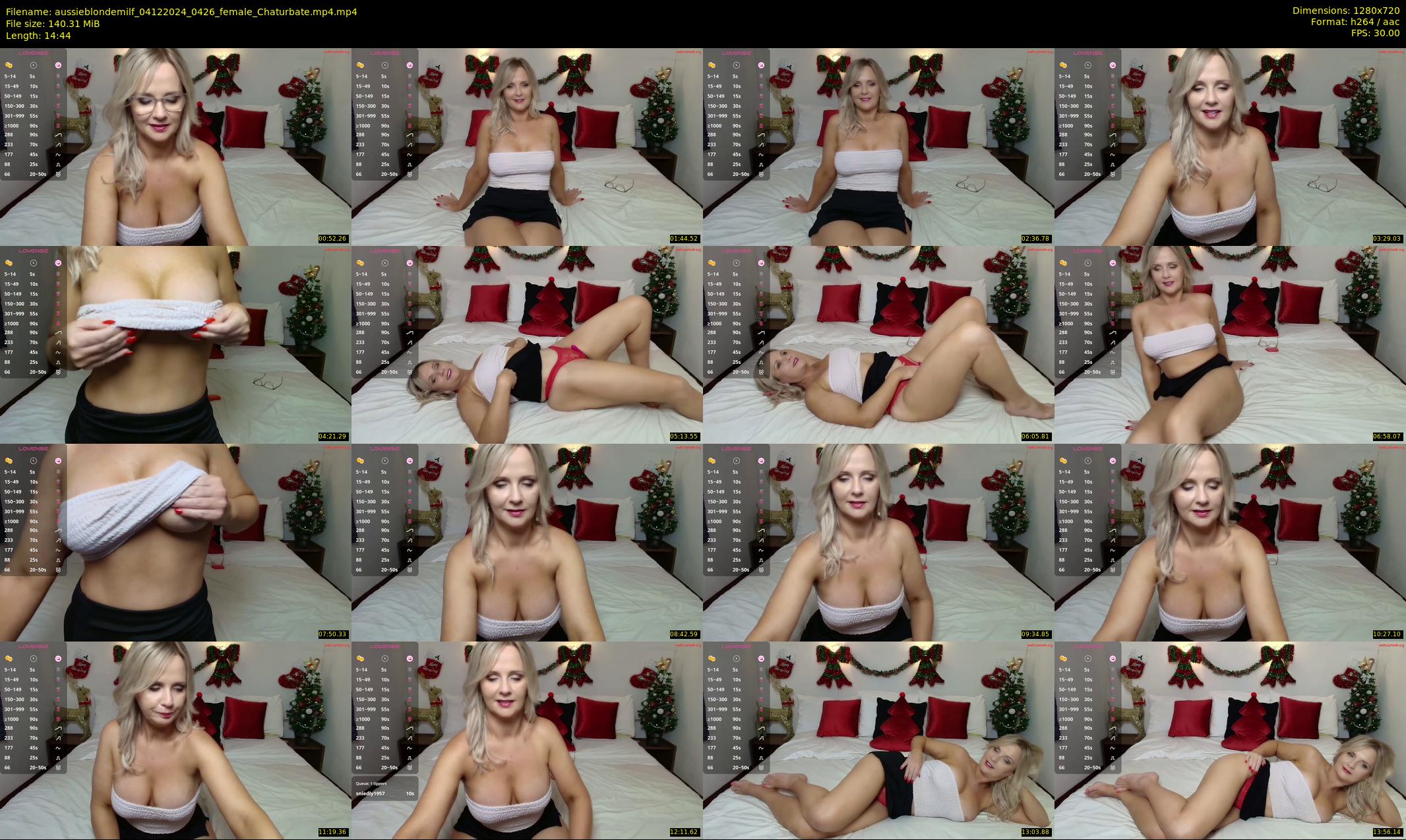 aussieblondemilf — 15 minute Chaturbate female cam show recording, 720p, Dec 4, 2024