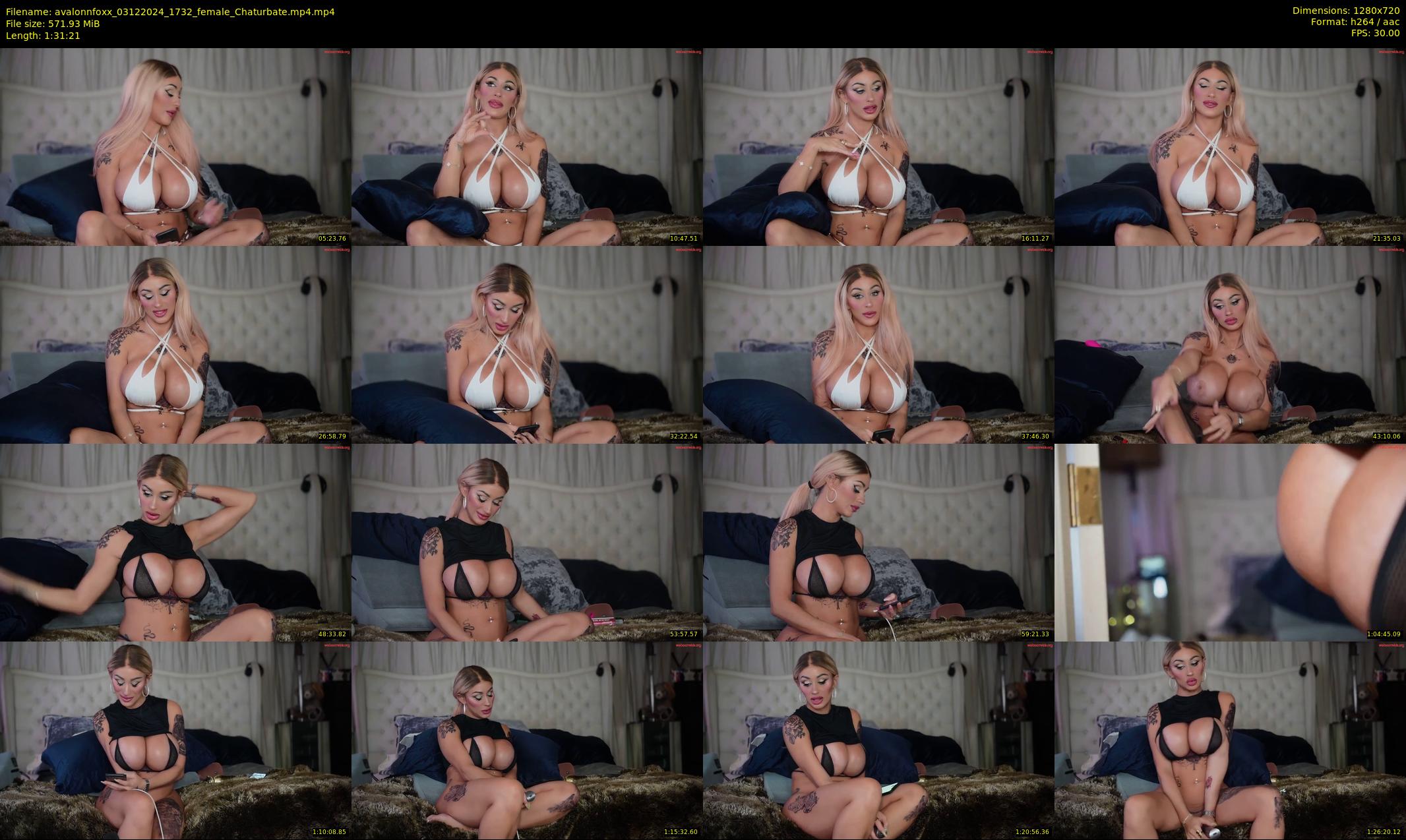 avalonnfoxx — 92 minute Chaturbate female cam show recording, 720p, Dec 3, 2024