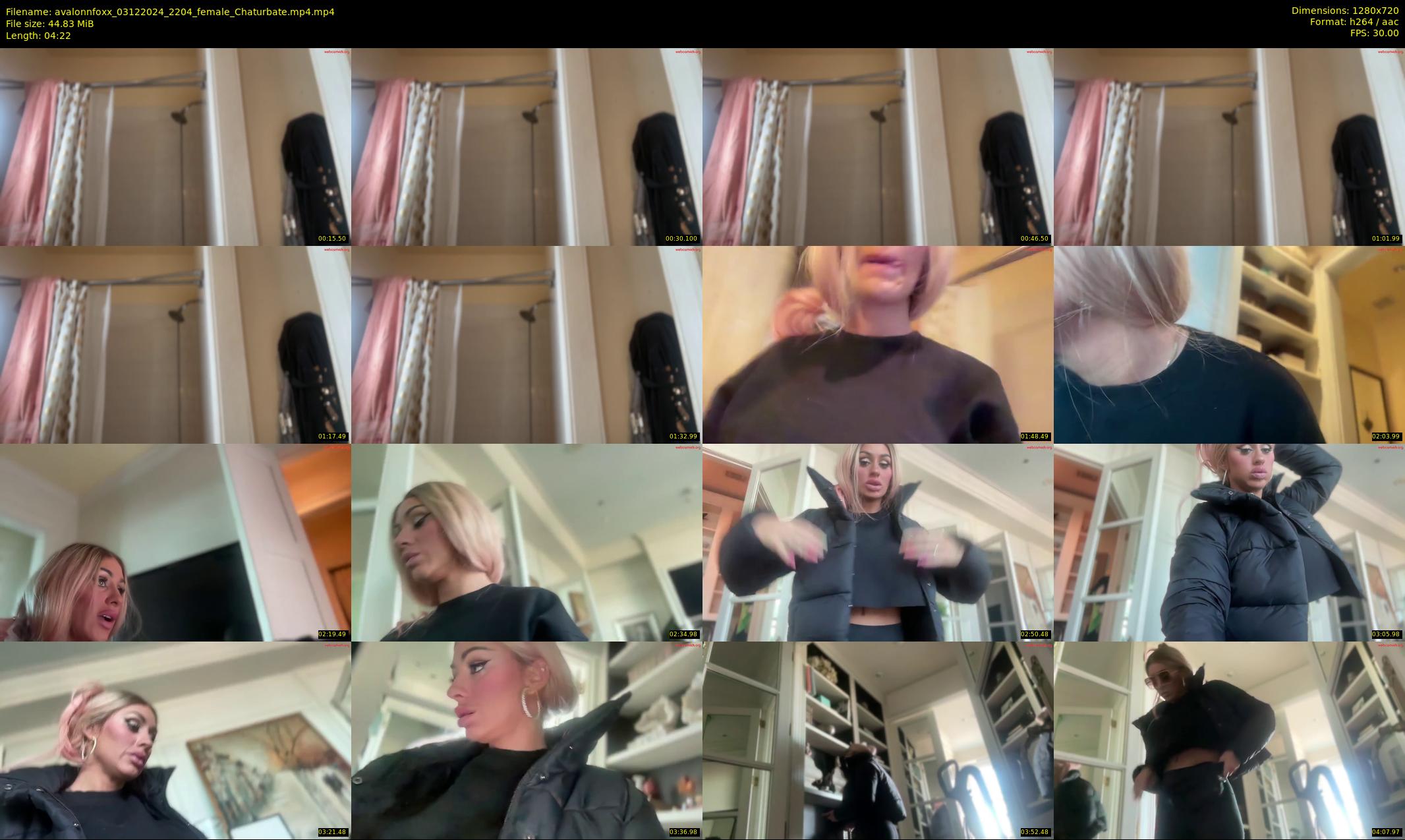avalonnfoxx — 5 minute Chaturbate female cam show recording, 720p, Dec 3, 2024