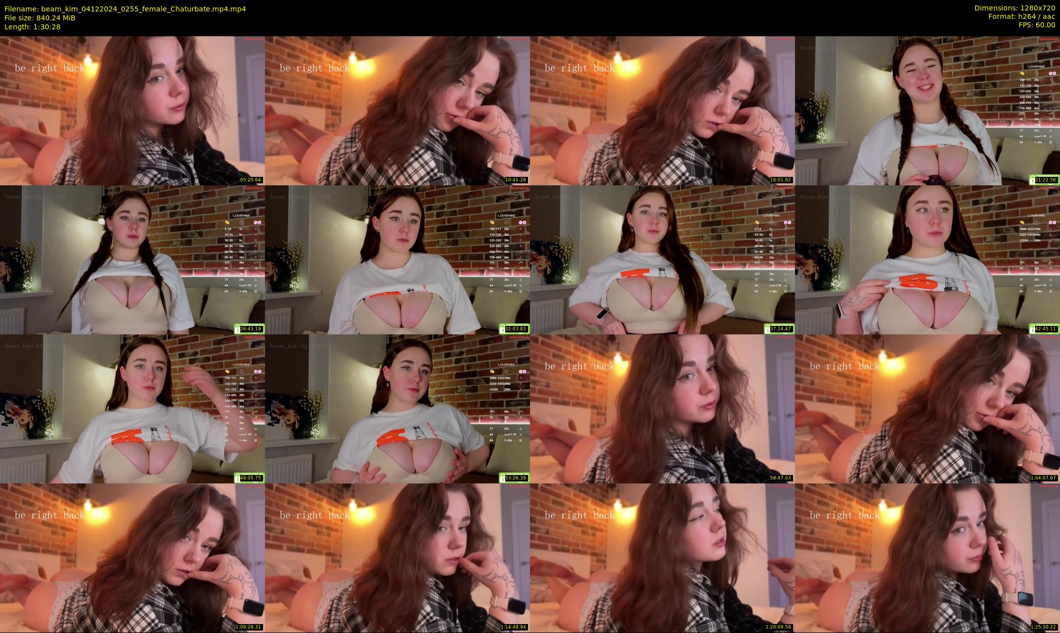 beam_kim — 91 minute Chaturbate female cam show recording, 720p, Dec 4, 2024