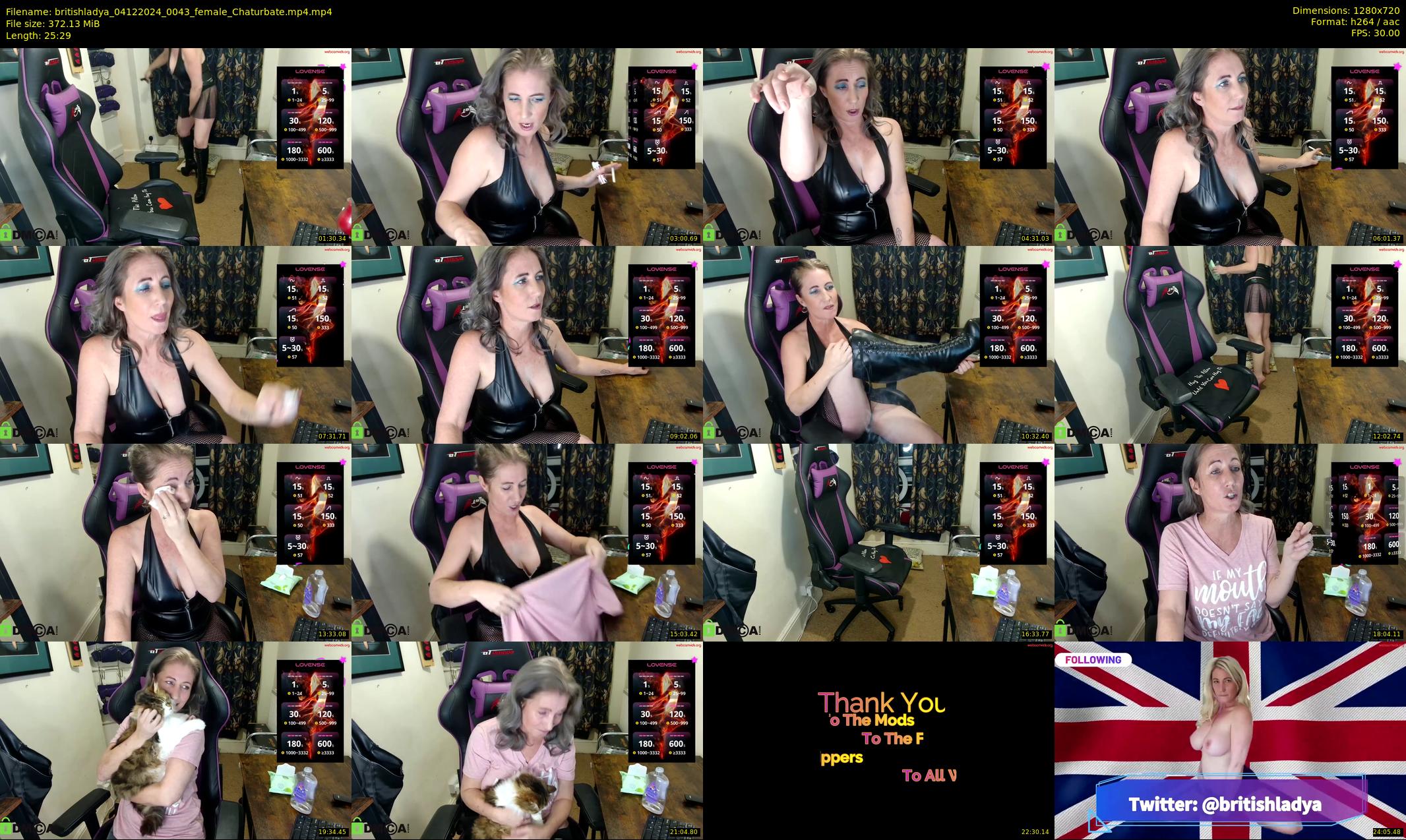 britishladya — 26 minute Chaturbate female cam show recording, 720p, Dec 4, 2024
