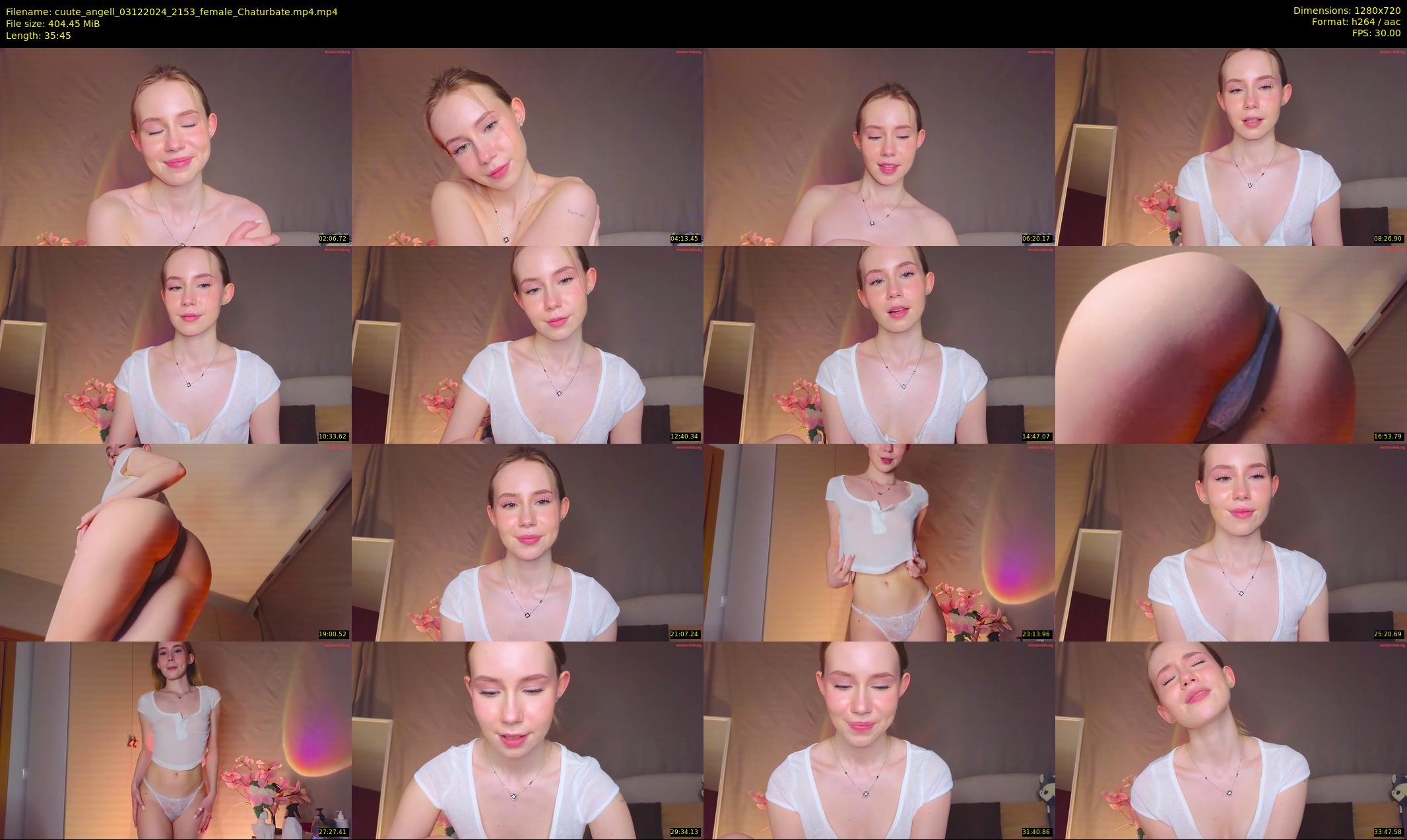 cuute_angell — 36 minute Chaturbate female cam show recording, 720p, Dec 3, 2024