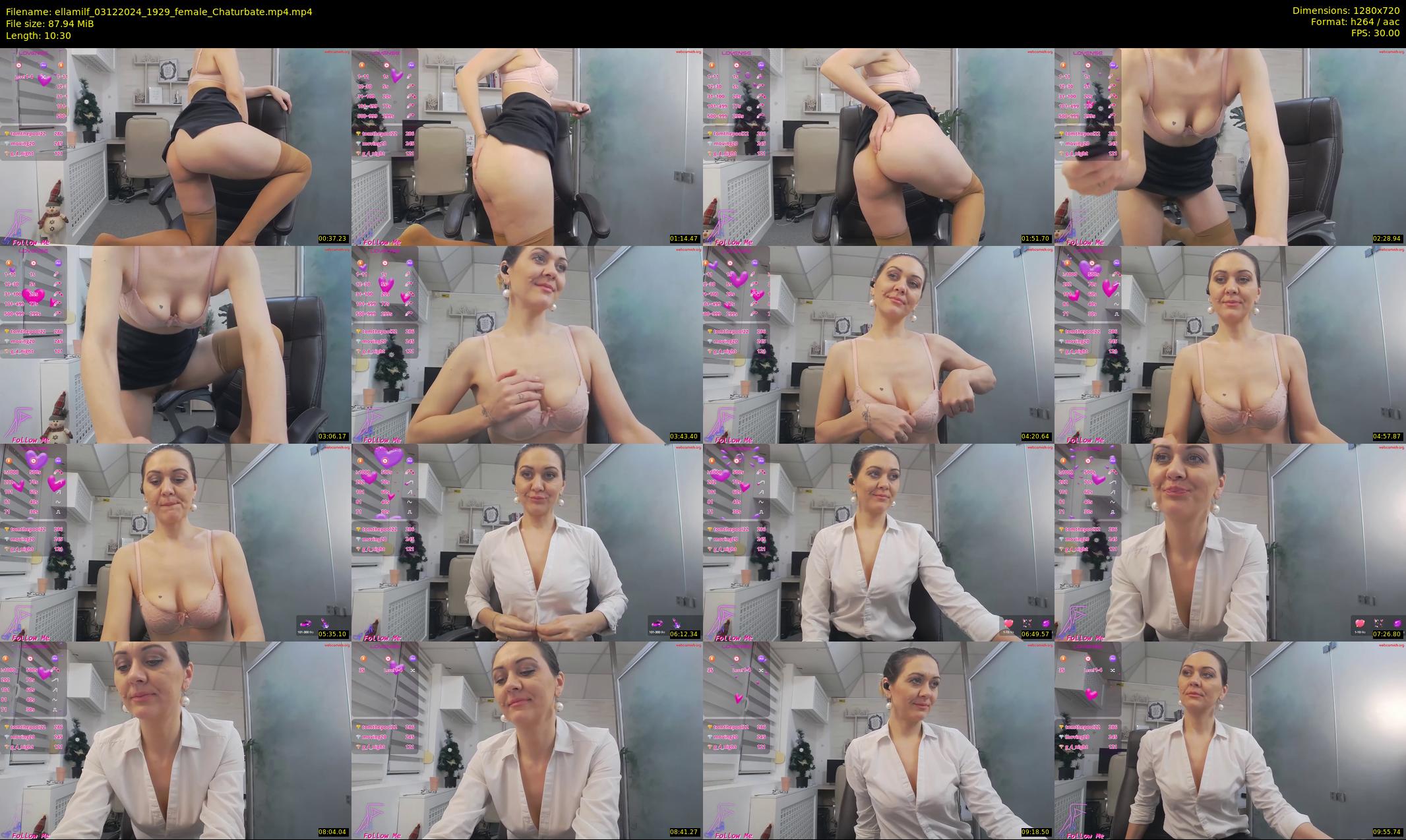 ellamilf — 11 minute Chaturbate female cam show recording, 720p, Dec 3, 2024