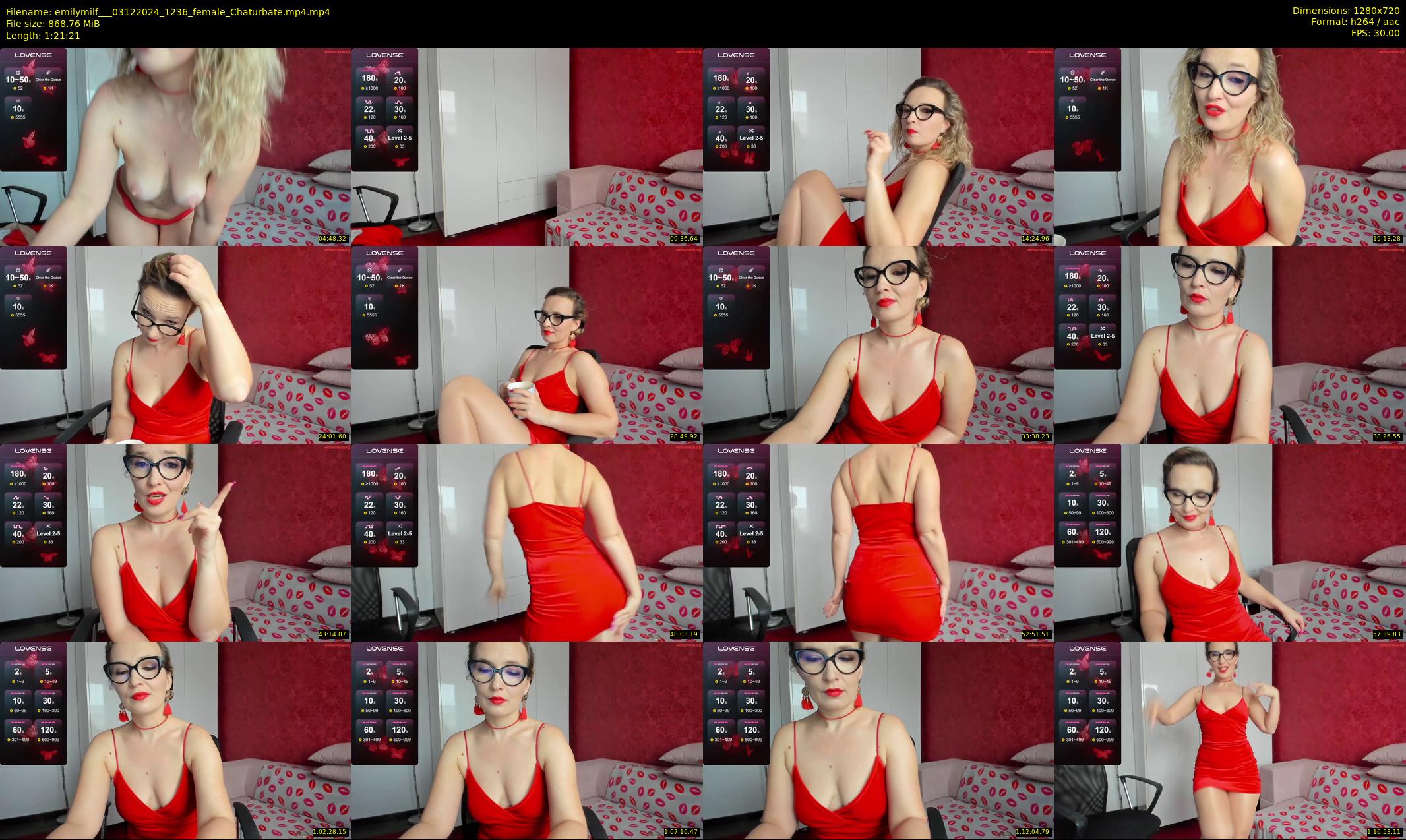 emilymilf__ — 82 minute Chaturbate female cam show recording, 720p, Dec 3, 2024