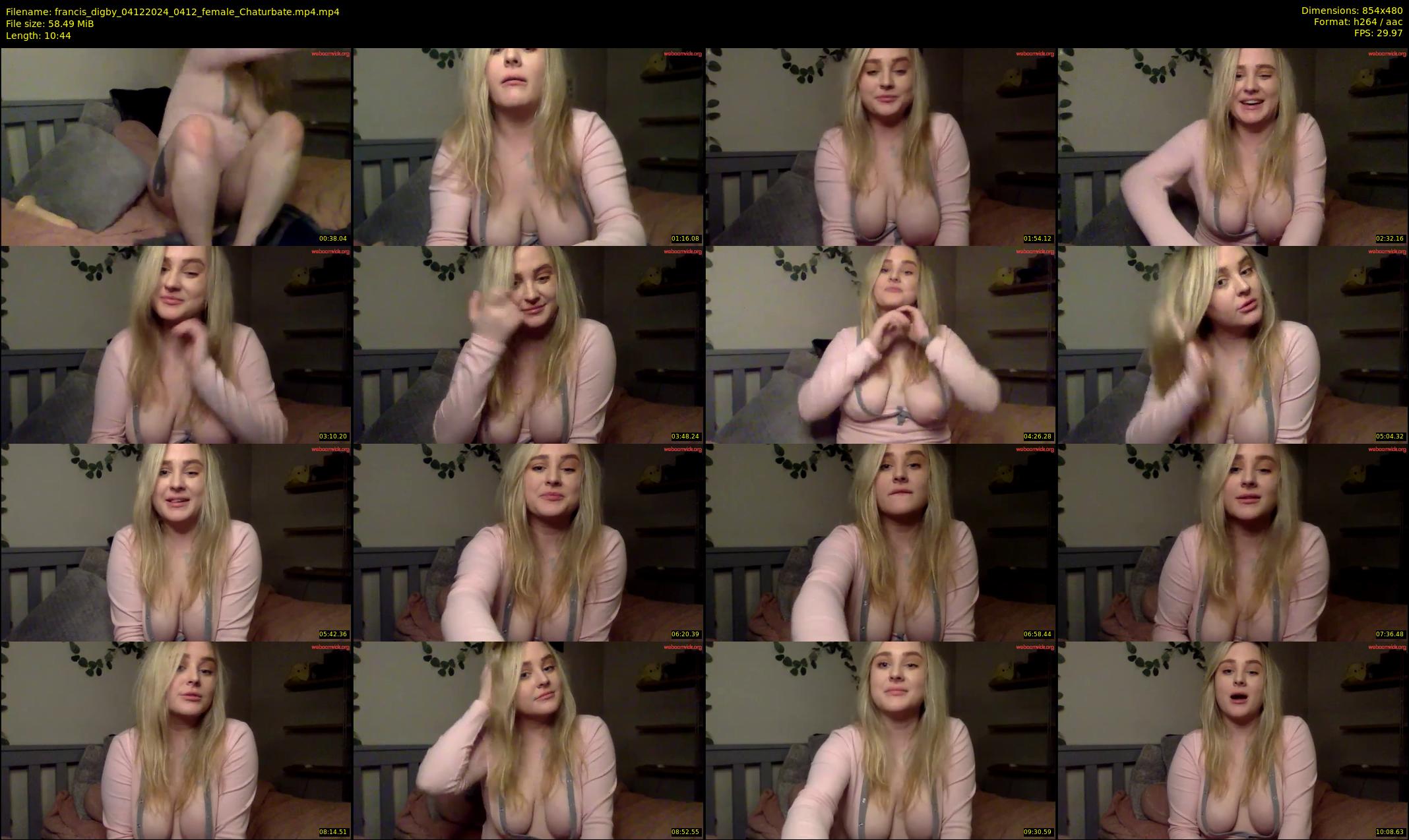 francis_digby — 11 minute Chaturbate female cam show recording, 480p, Dec 4, 2024