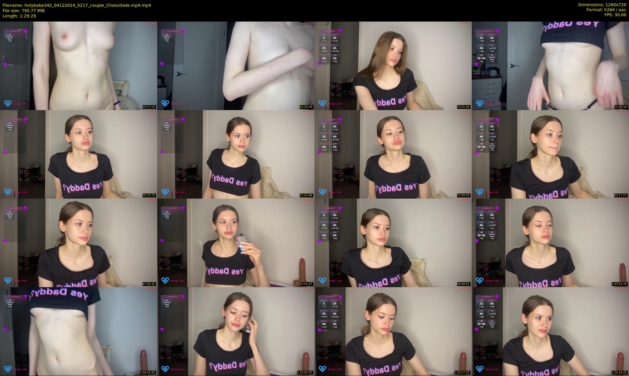 holybabe342 — 90 minute Chaturbate couple cam show recording, 720p, Dec 4, 2024