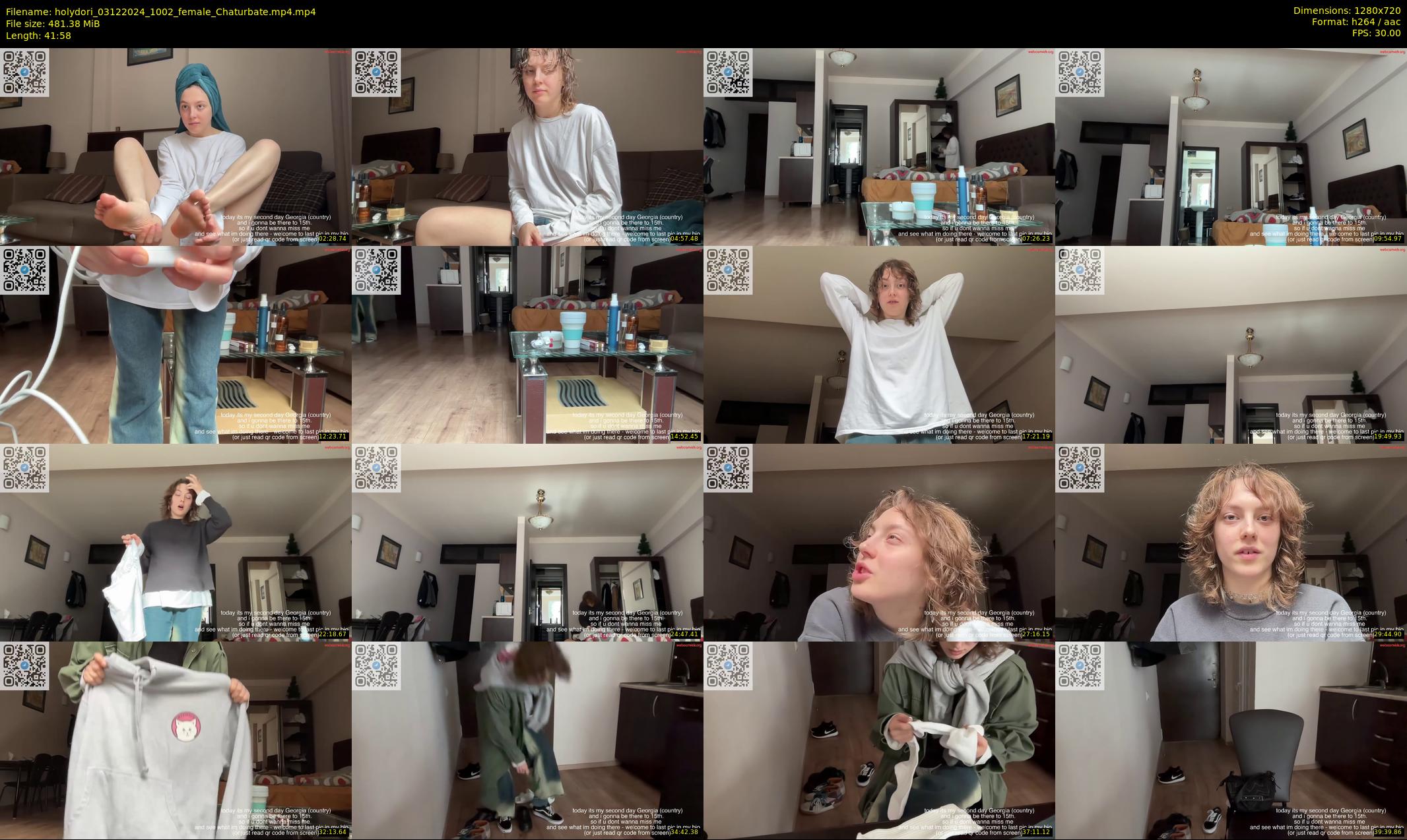 holydori — 42 minute Chaturbate female cam show recording, 720p, Dec 3, 2024