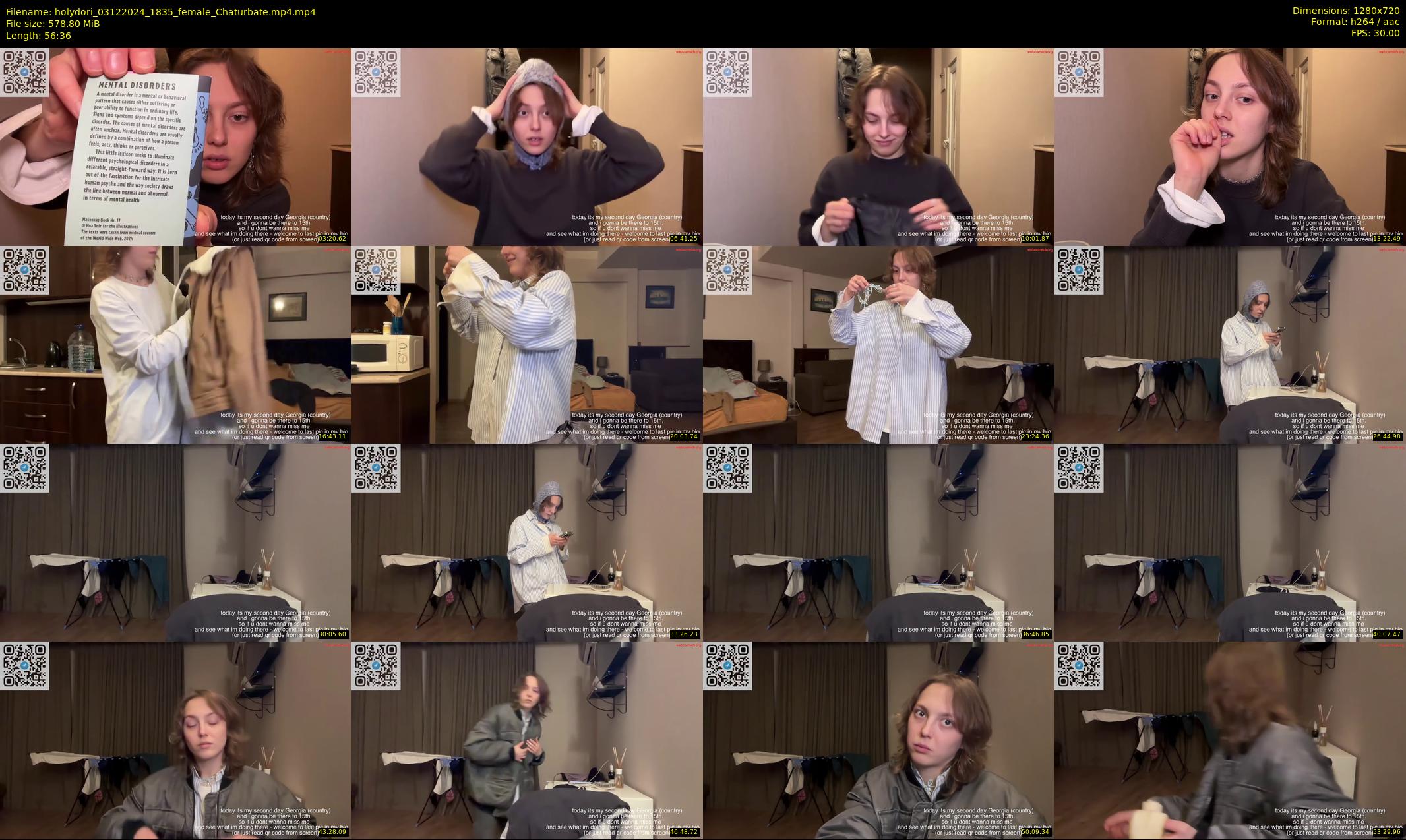 holydori — 57 minute Chaturbate female cam show recording, 720p, Dec 3, 2024