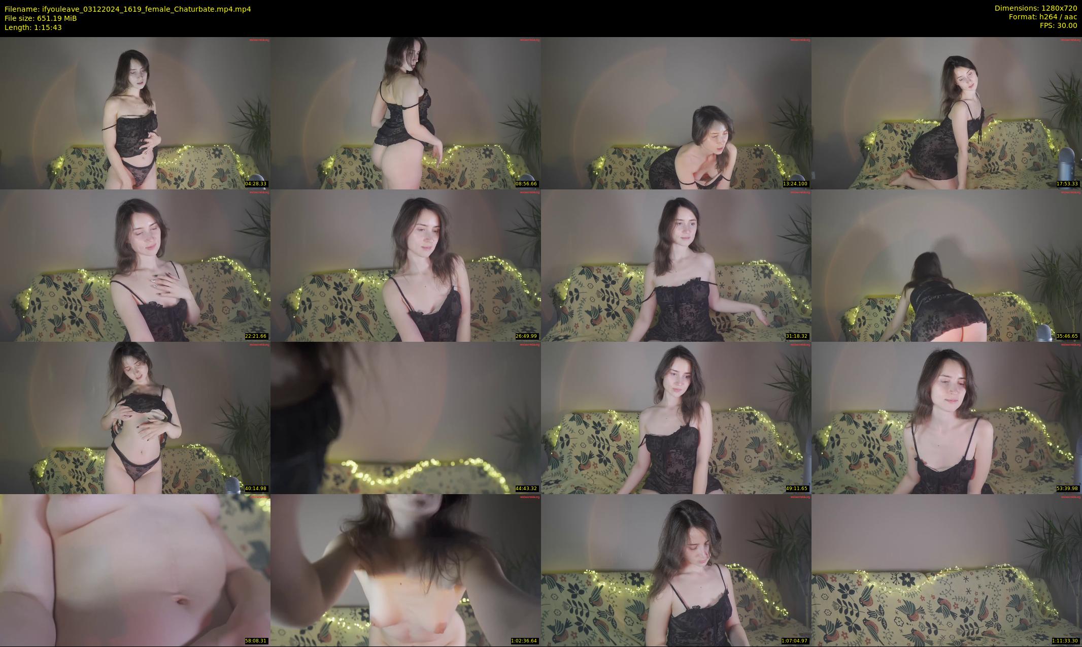 ifyouleave — 76 minute Chaturbate female cam show recording, 720p, Dec 3, 2024
